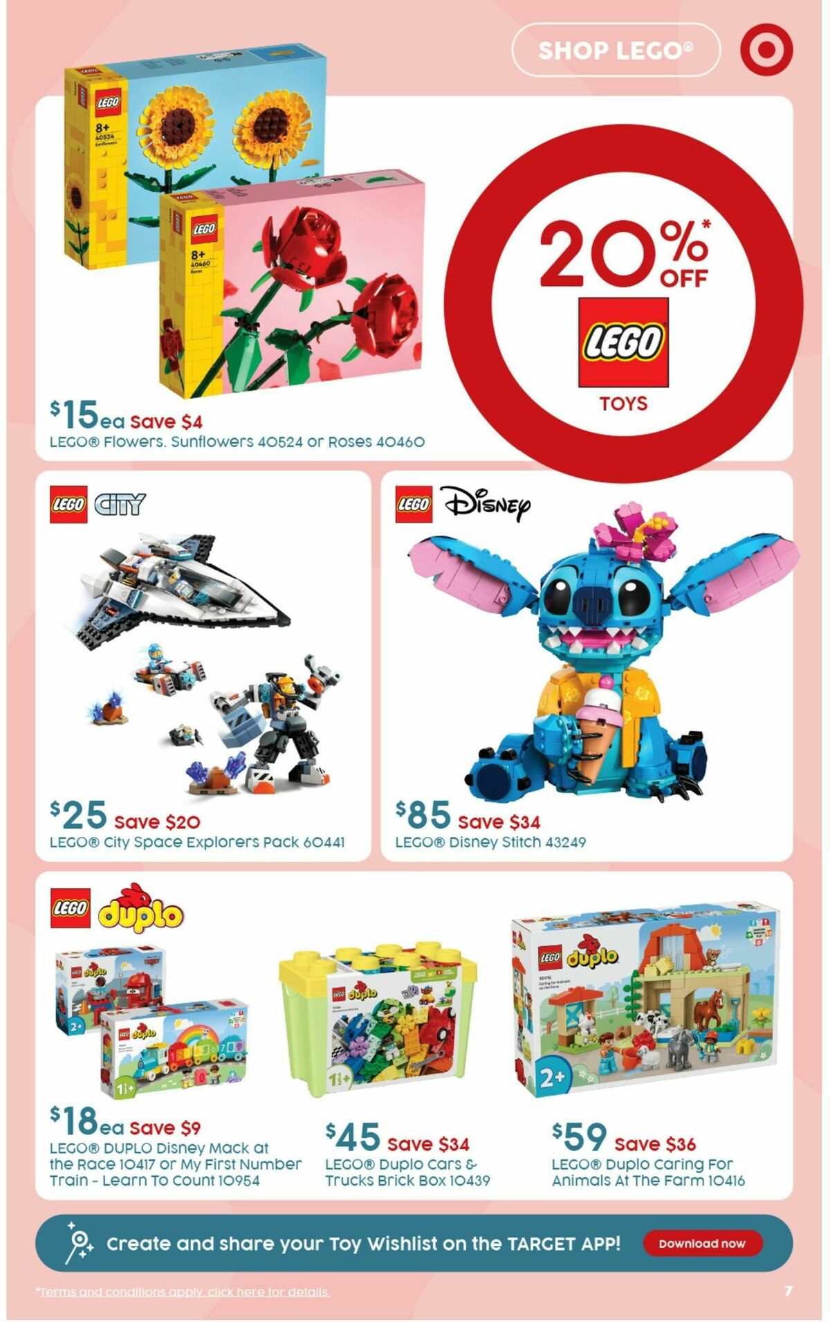 Target Catalogues from 19 September