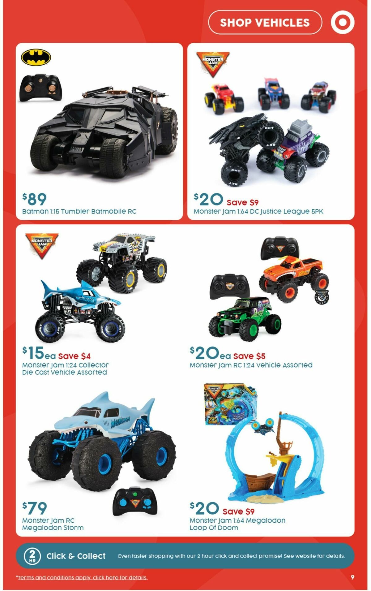 Target Catalogues from 19 September