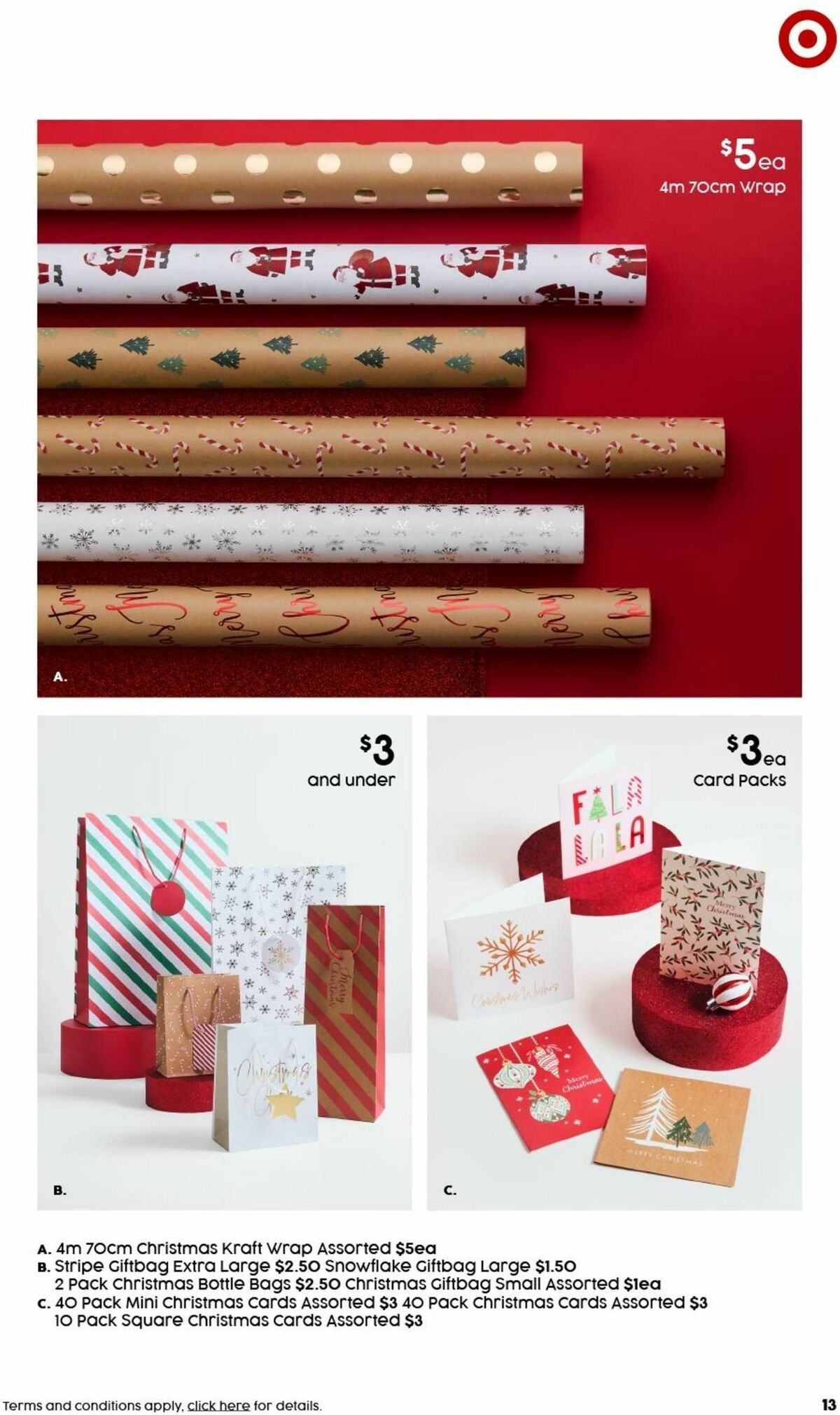 Target Catalogues from 24 October