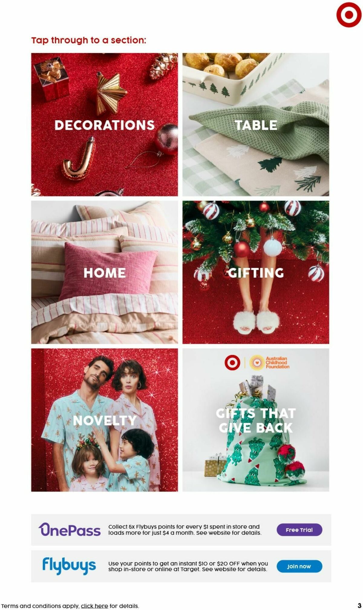 Target Catalogues from 24 October