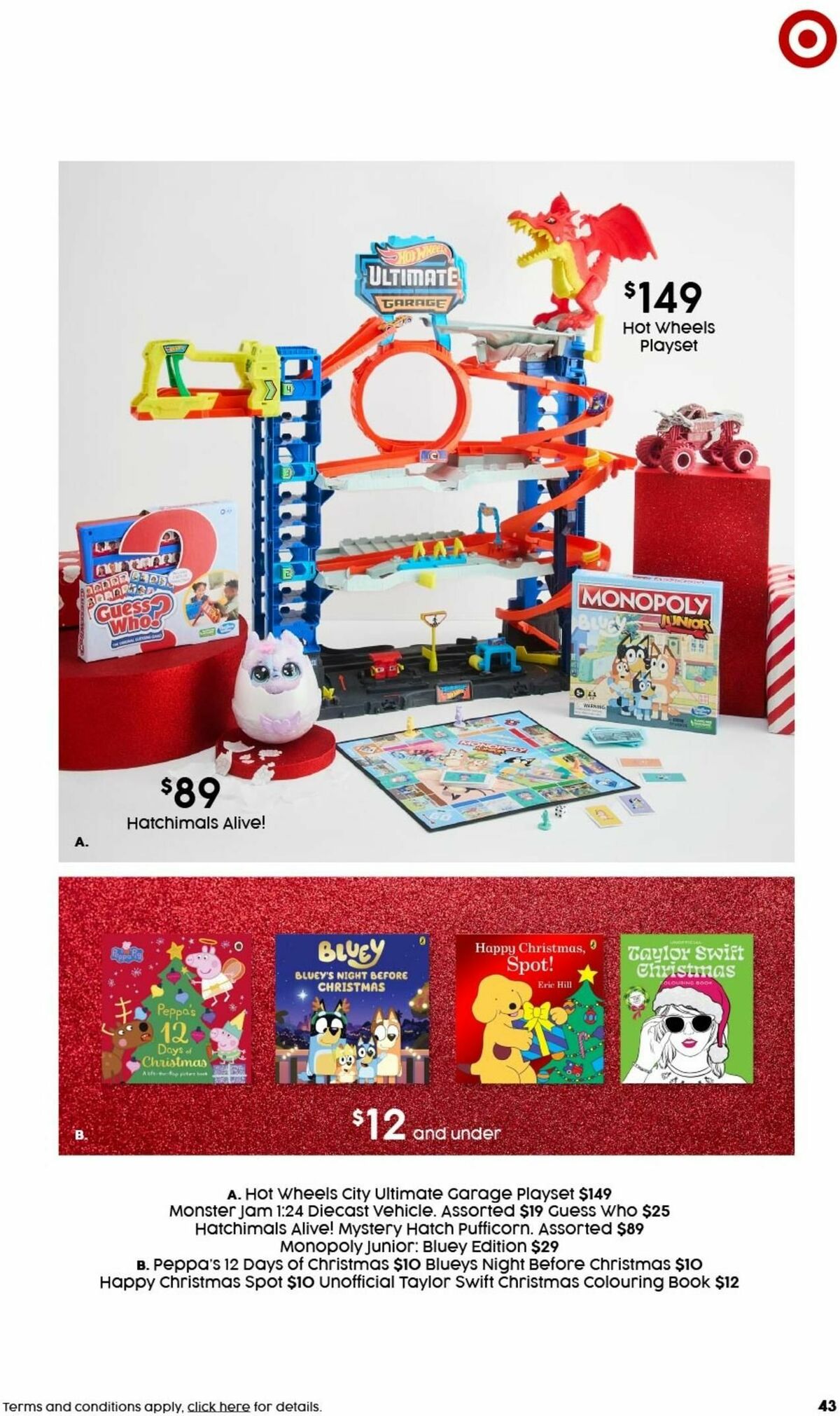 Target Catalogues from 24 October