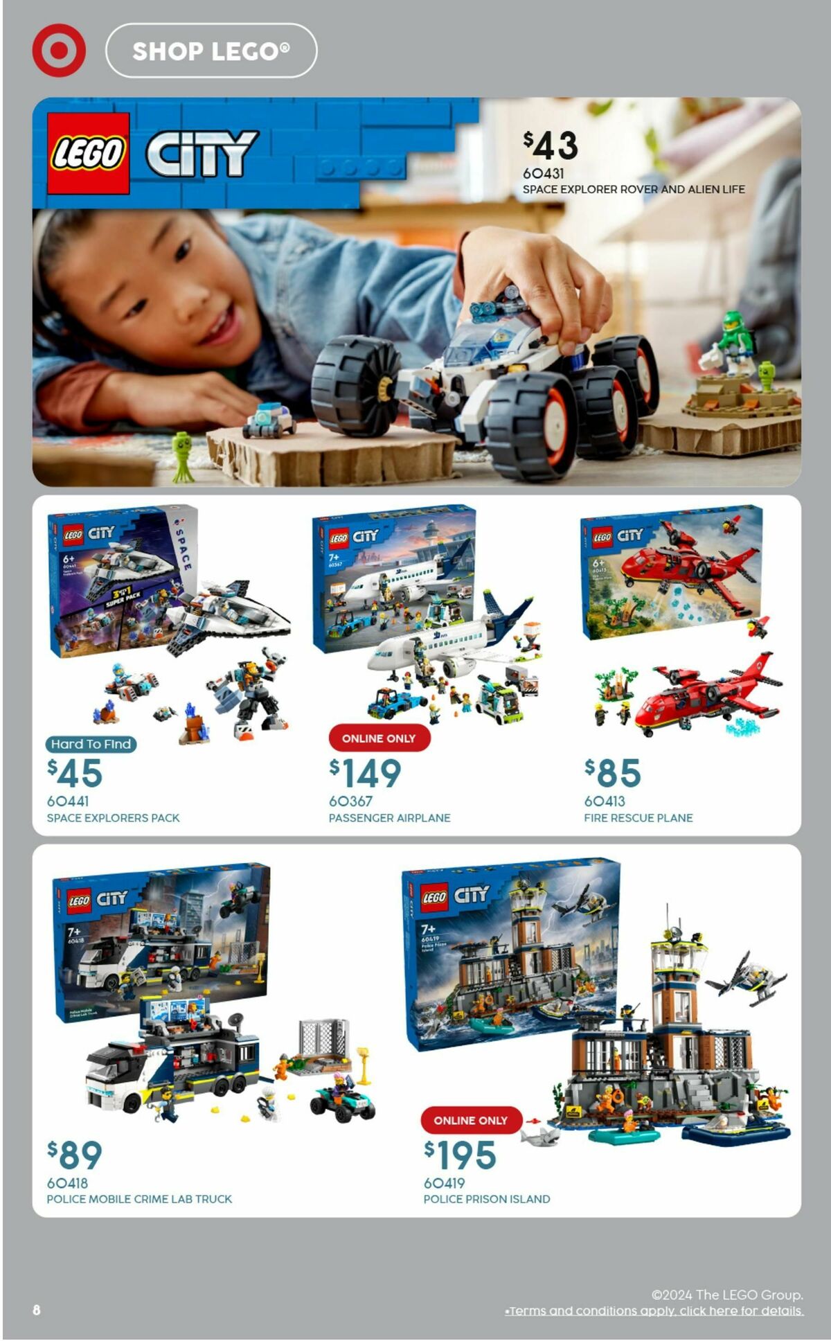 Target LEGO Toys Catalogues from 31 October