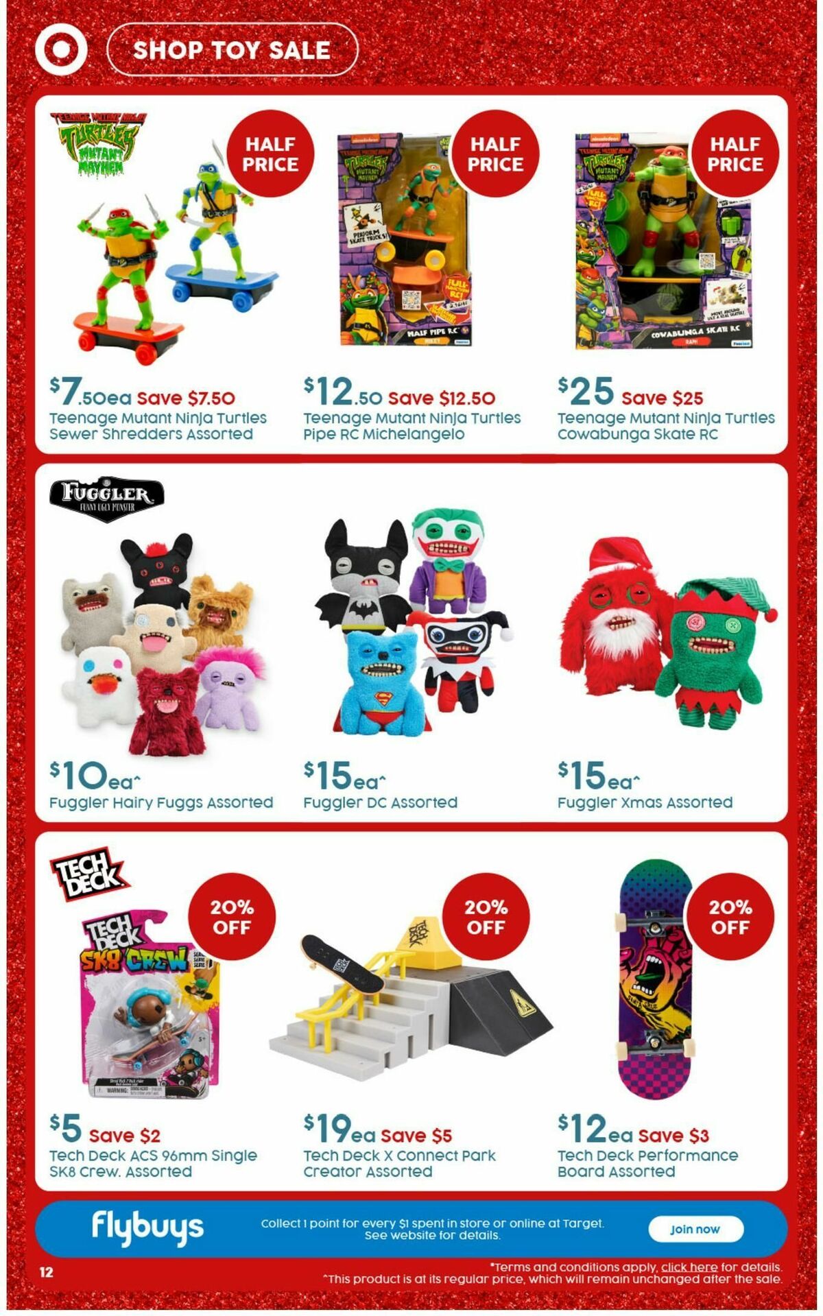 Target Catalogues from 7 November