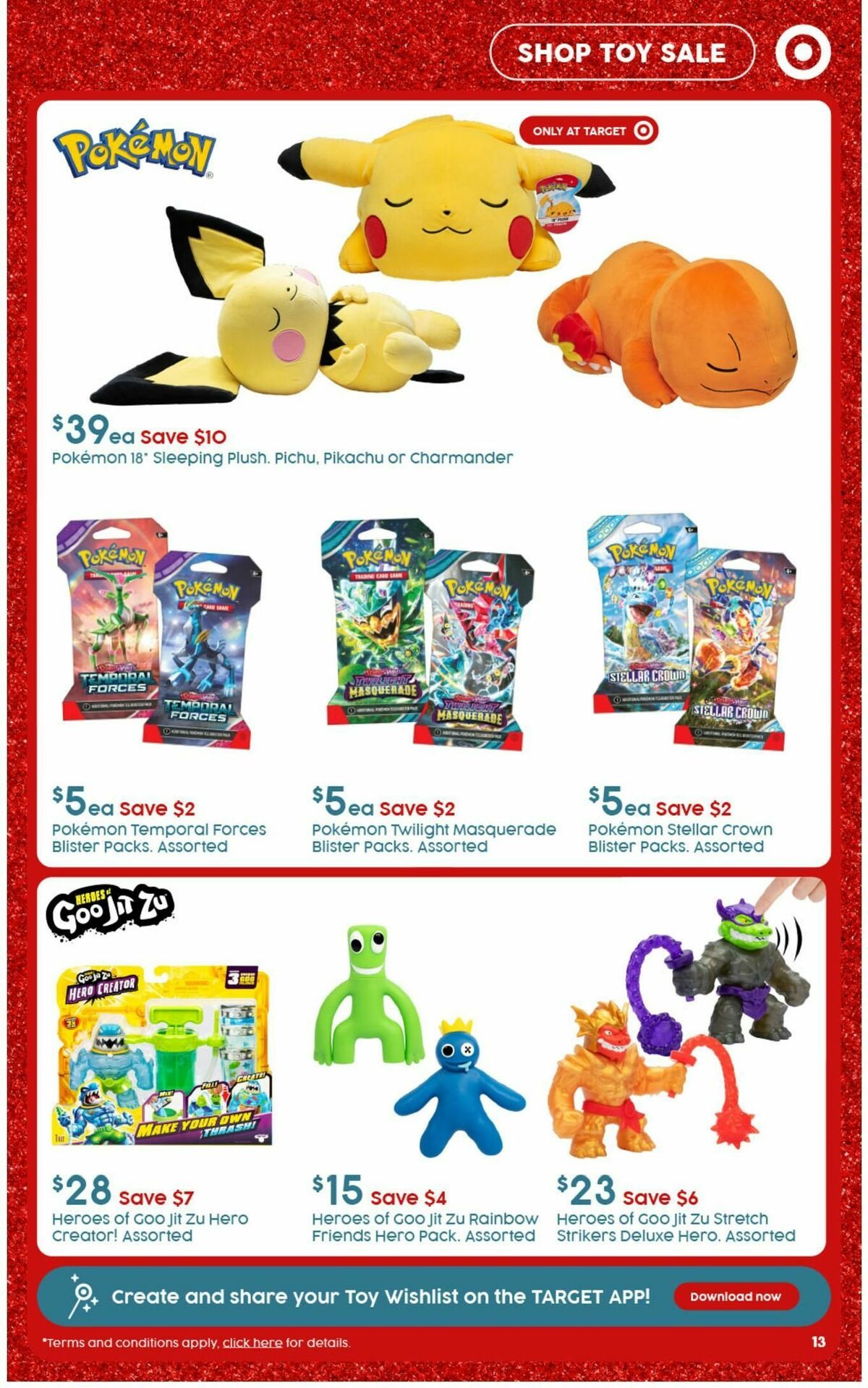 Target Catalogues from 7 November