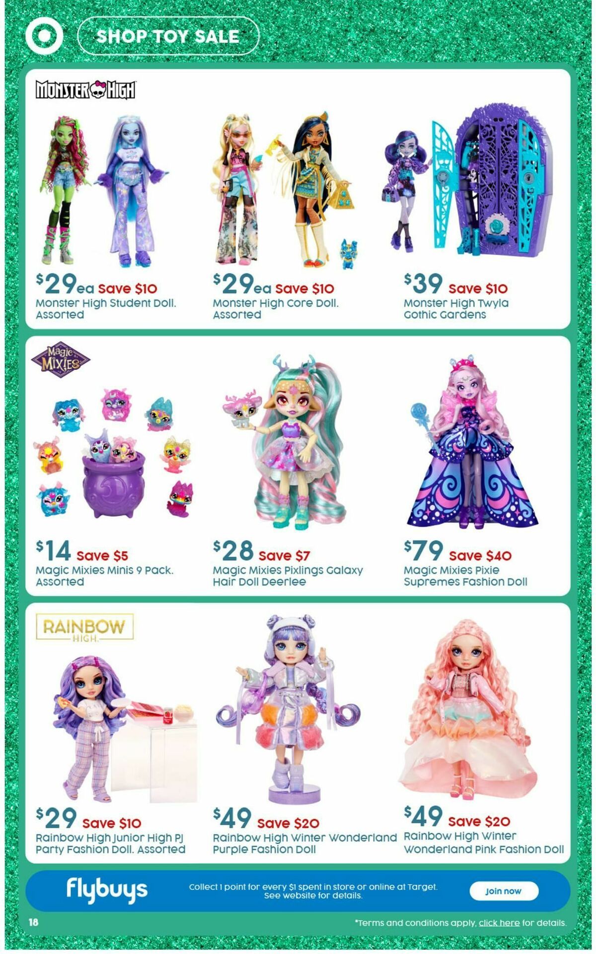 Target Catalogues from 7 November