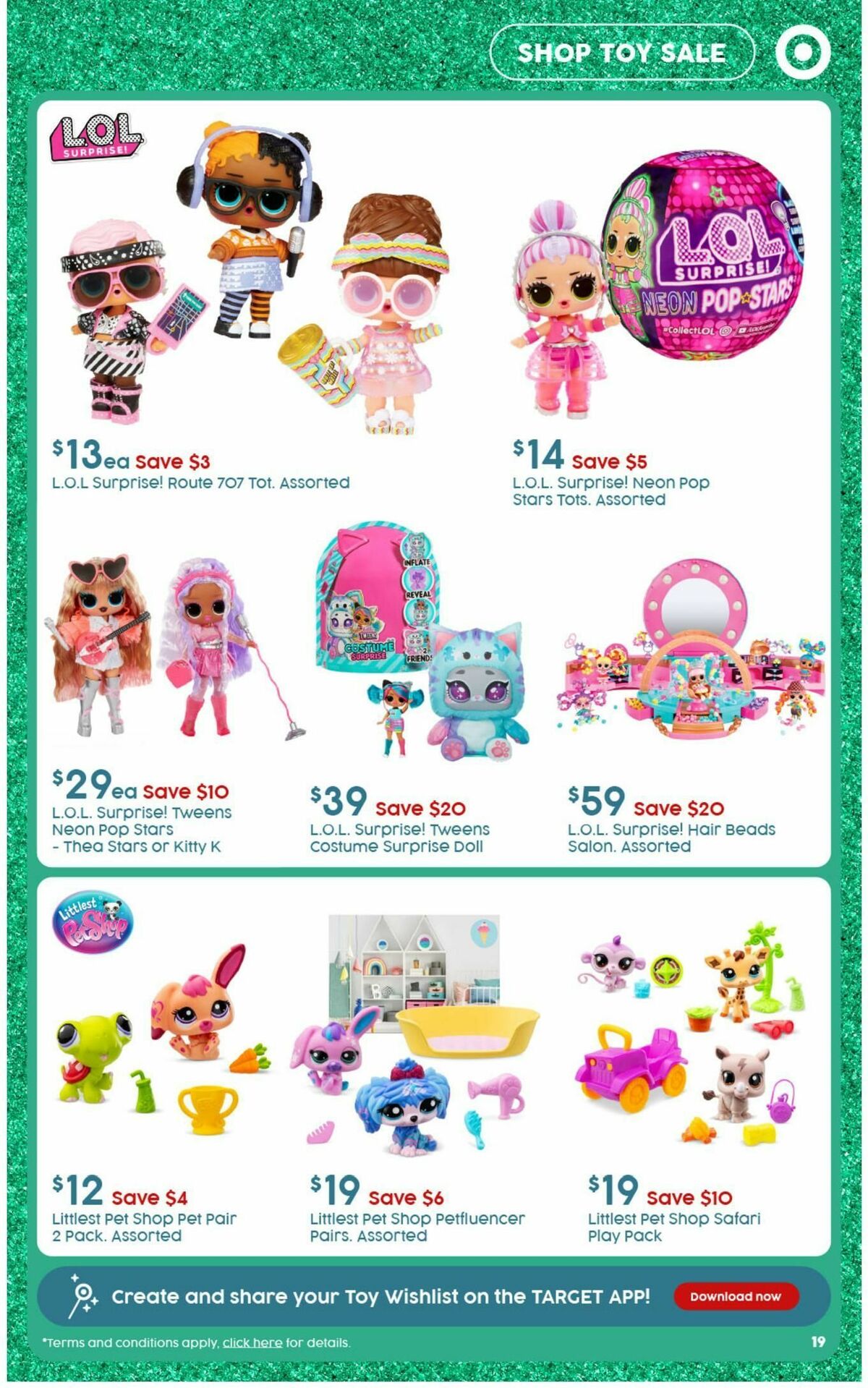 Target Catalogues from 7 November