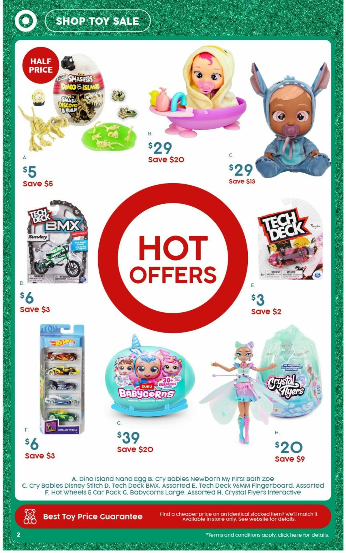 Target Catalogues from 7 November