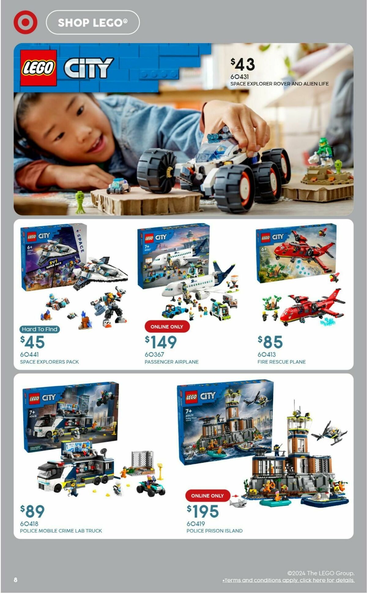 Target LEGO Toys Catalogues from 7 November