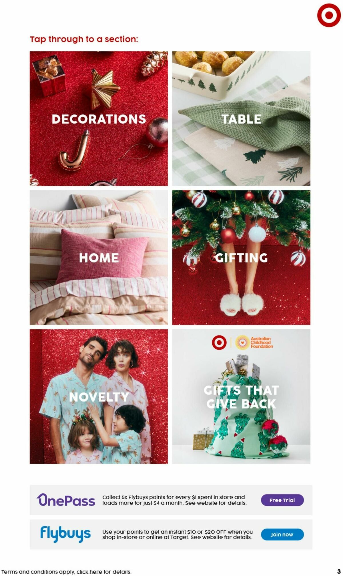 Target Catalogues from 24 October