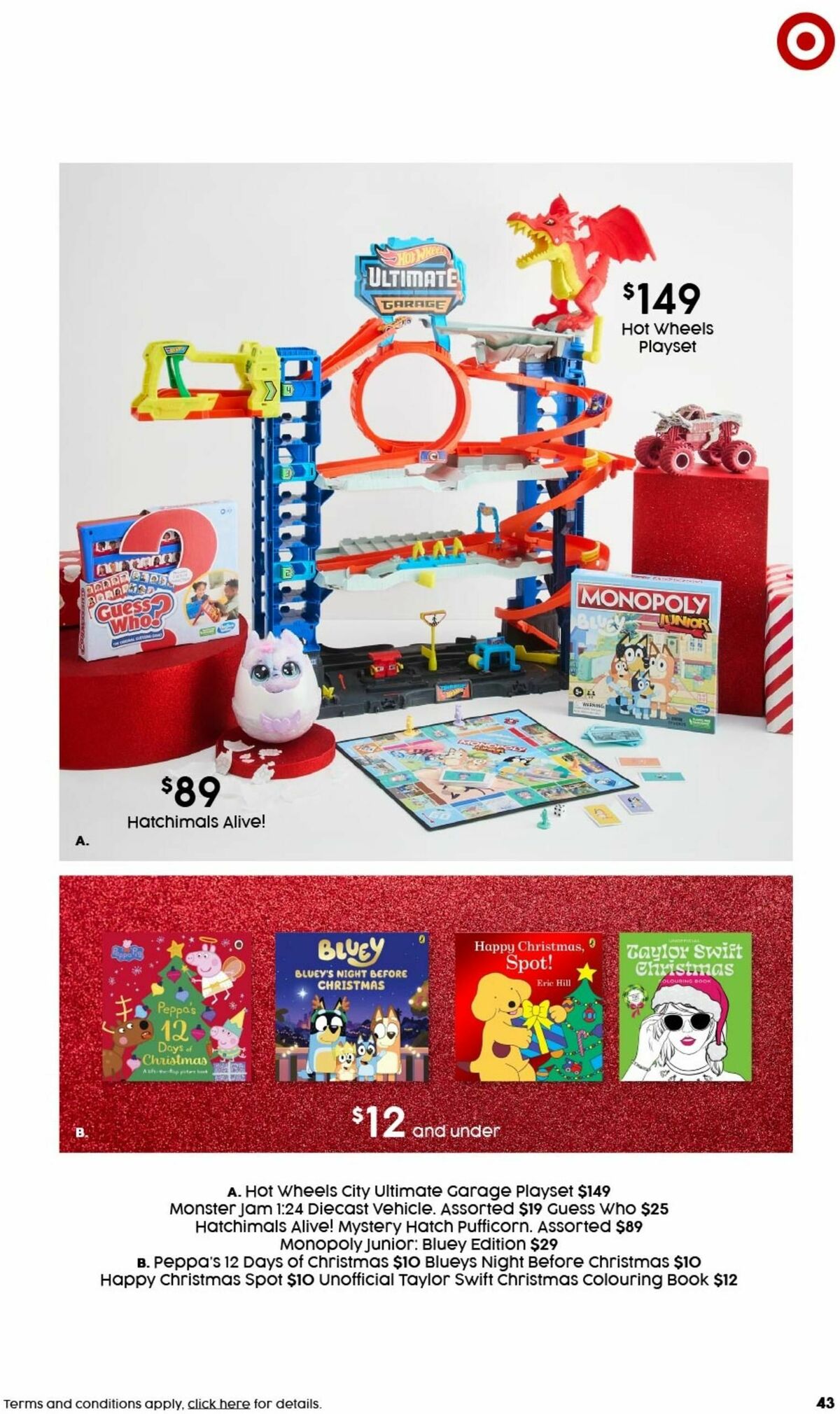 Target Catalogues from 24 October