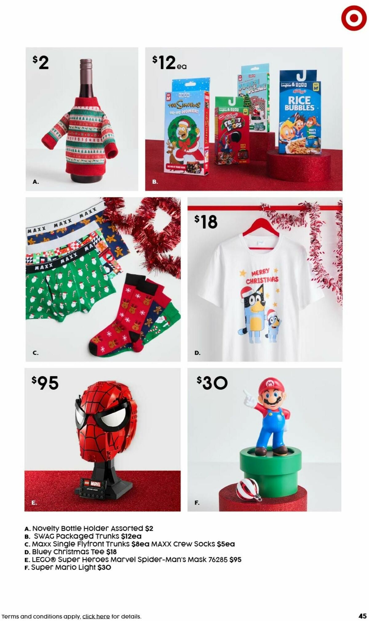 Target Catalogues from 24 October