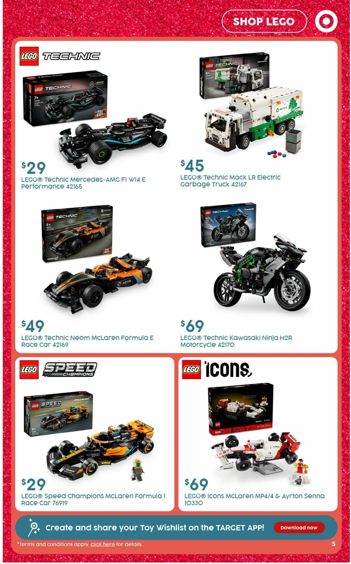 Target Catalogues from 12 December