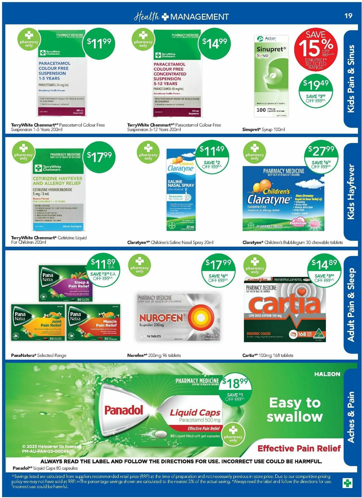 TerryWhite Chemmart Catalogues from 19 October