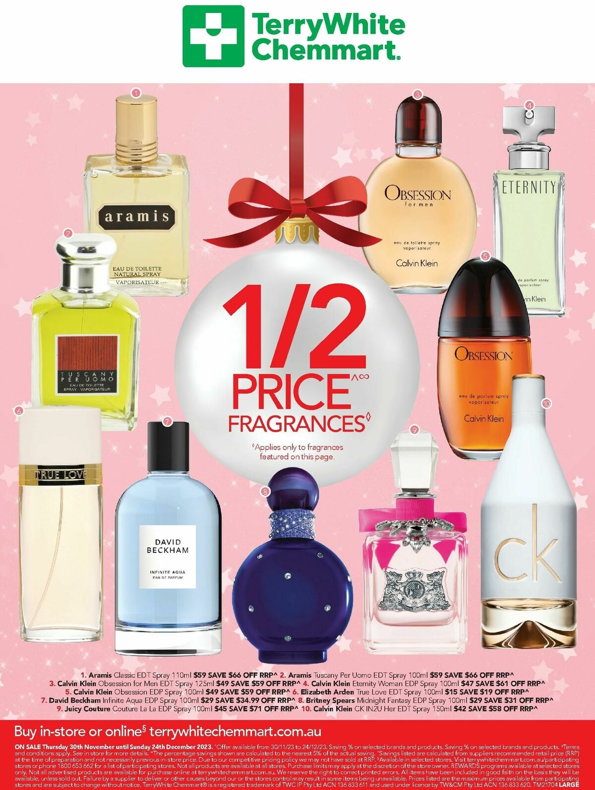 TerryWhite Chemmart Gifts For the Season Catalogues from 30 November