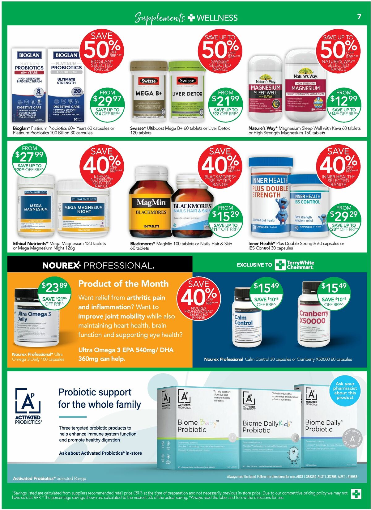 TerryWhite Chemmart Catalogues from 4 January