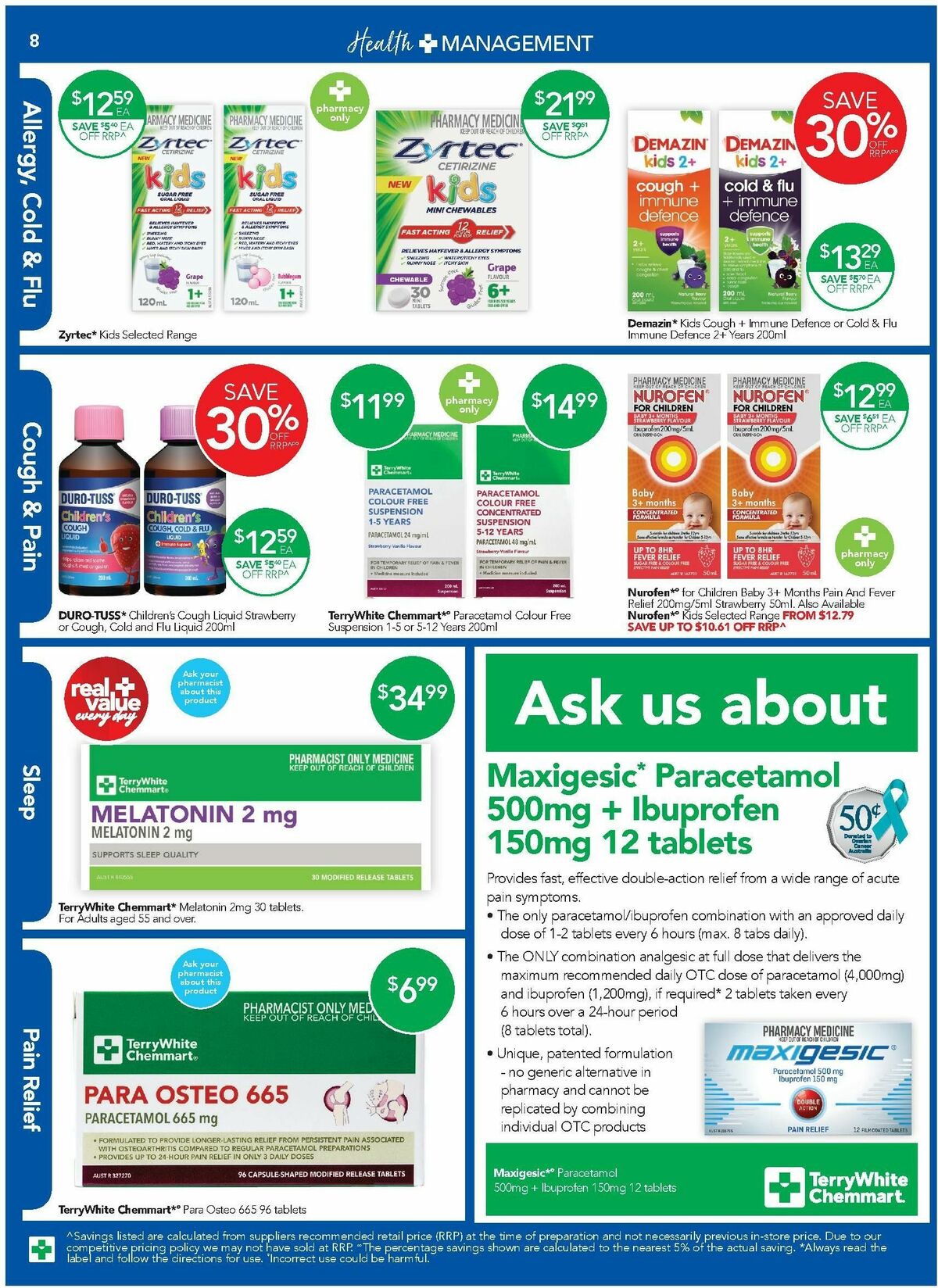 TerryWhite Chemmart Catalogues from 1 August