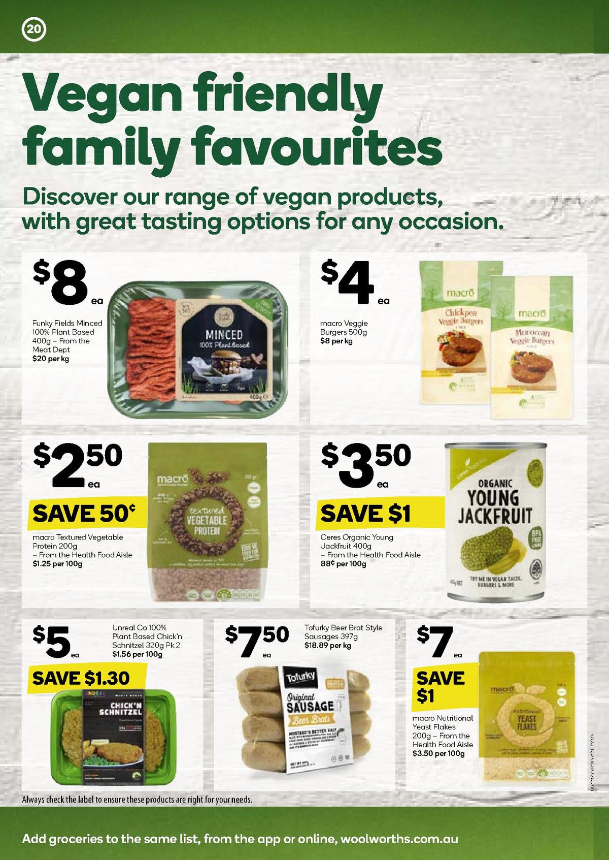 Woolworths Catalogues from 14 August