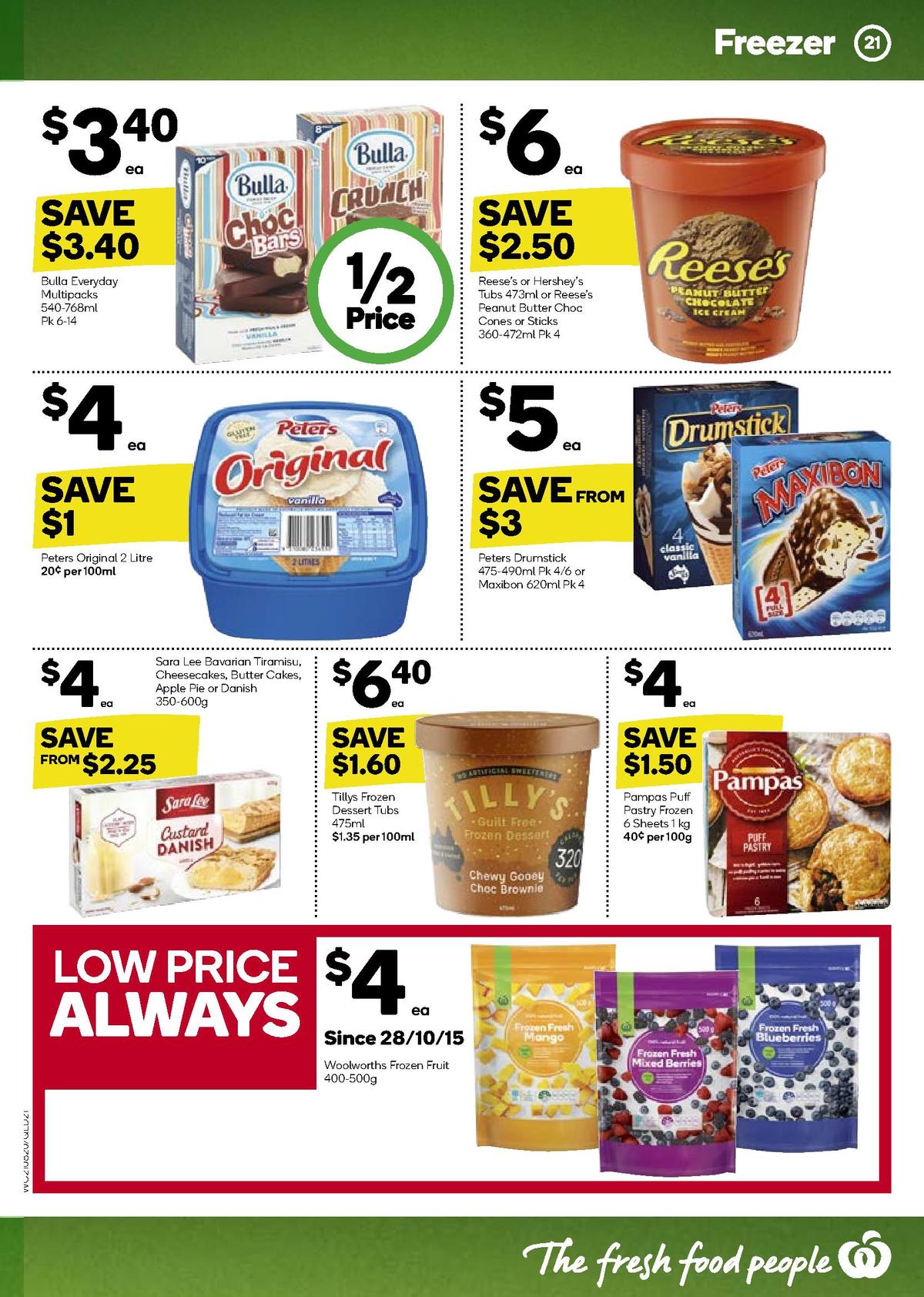 Woolworths Catalogues from 21 August