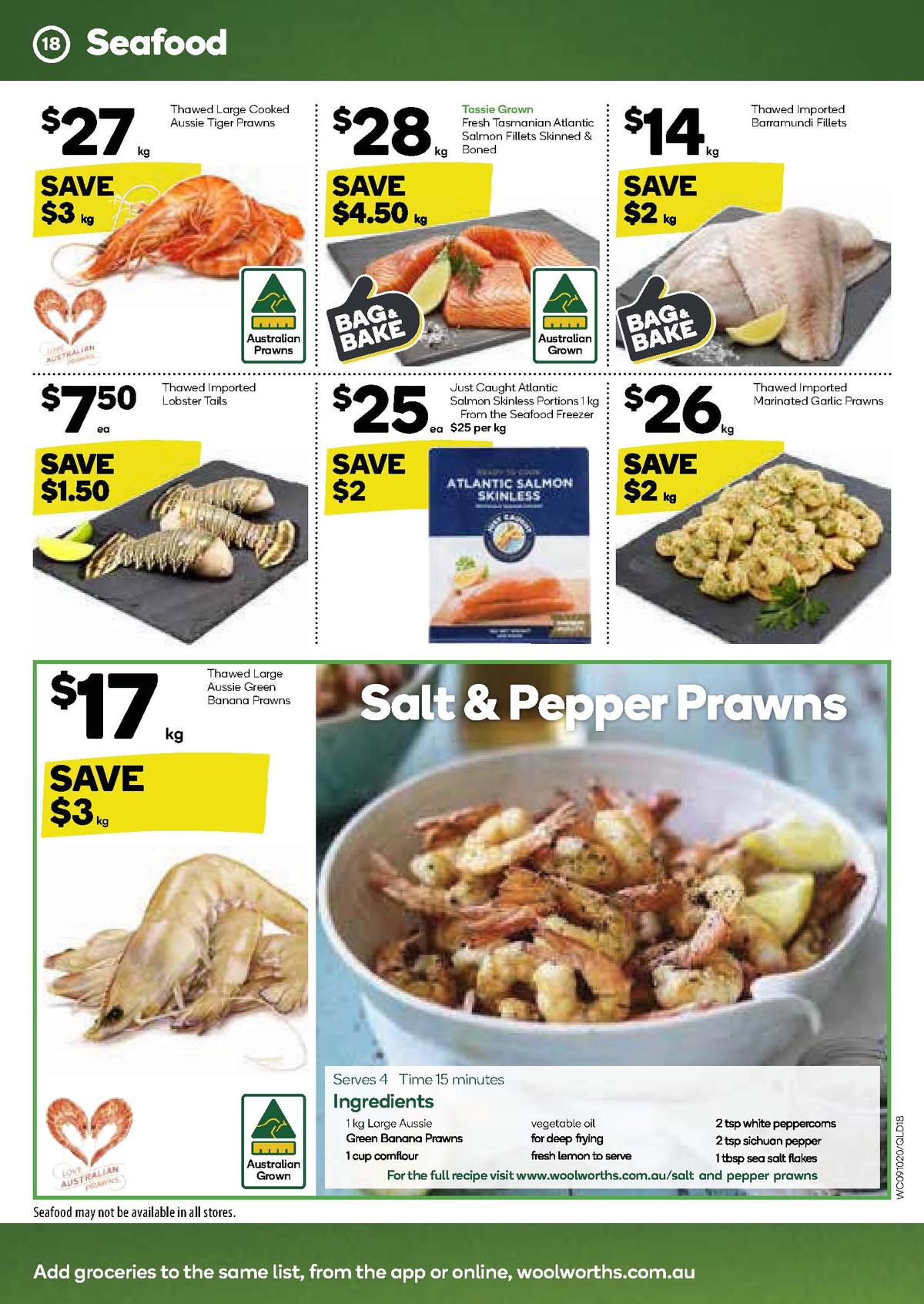 Woolworths Catalogues from 9 October