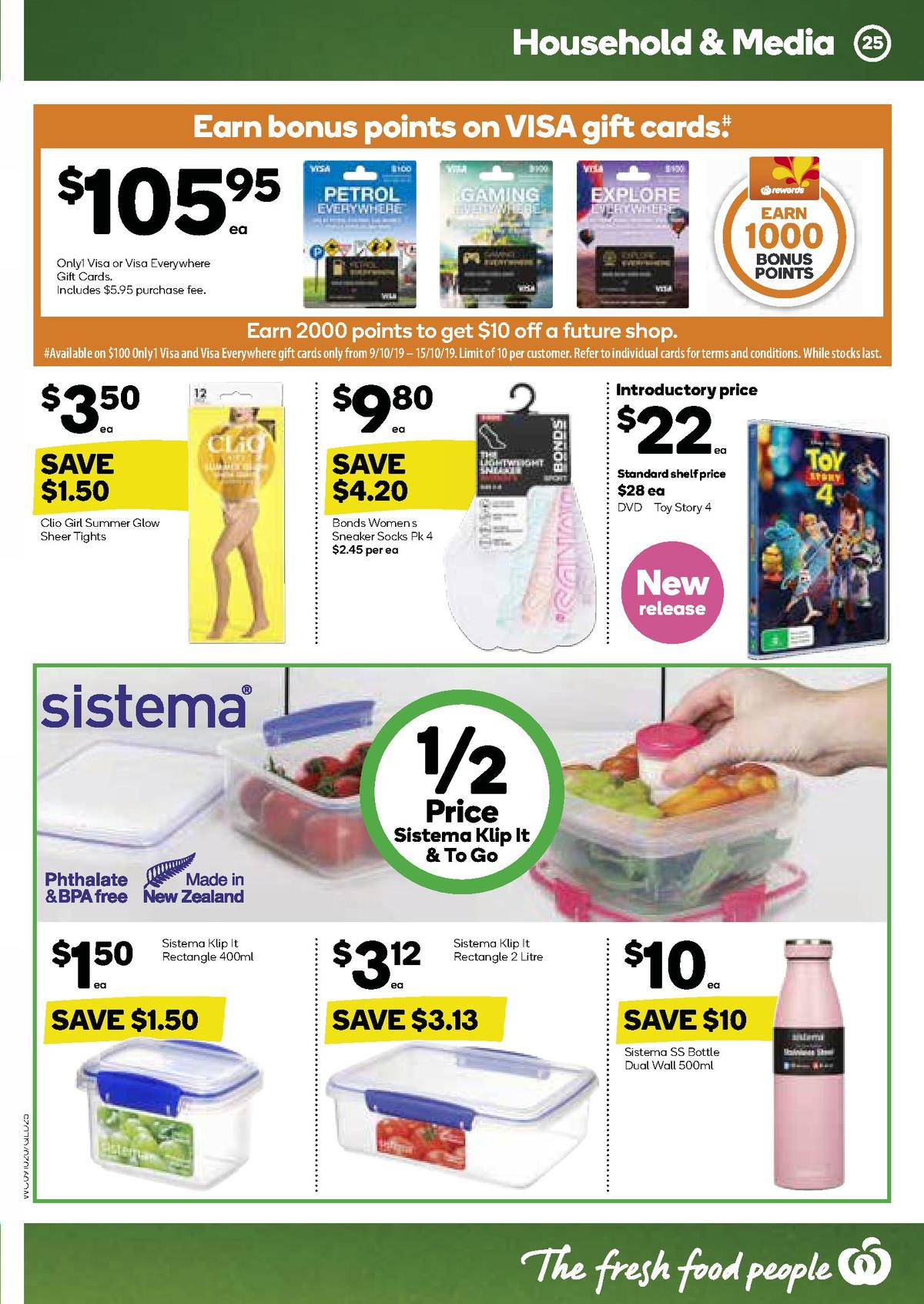 Woolworths Catalogues from 9 October