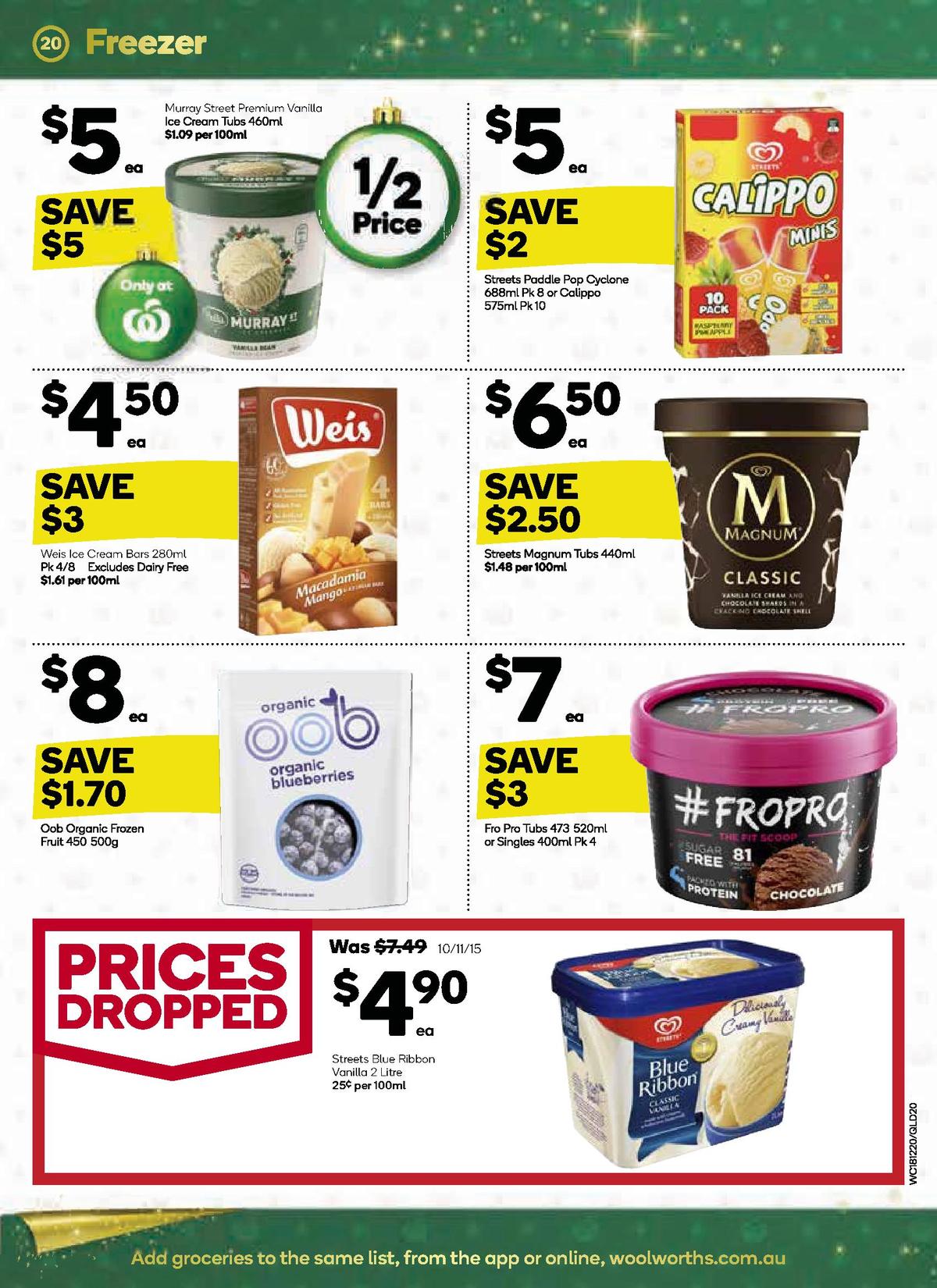 Woolworths Catalogues from 18 December