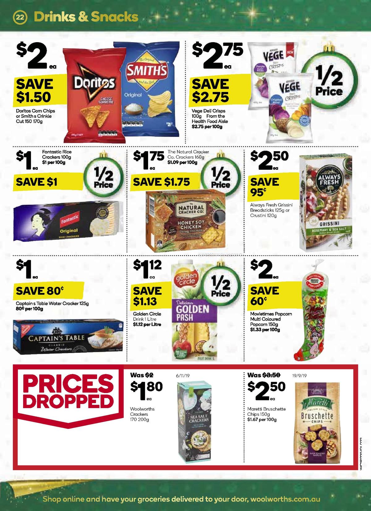 Woolworths Catalogues from 18 December