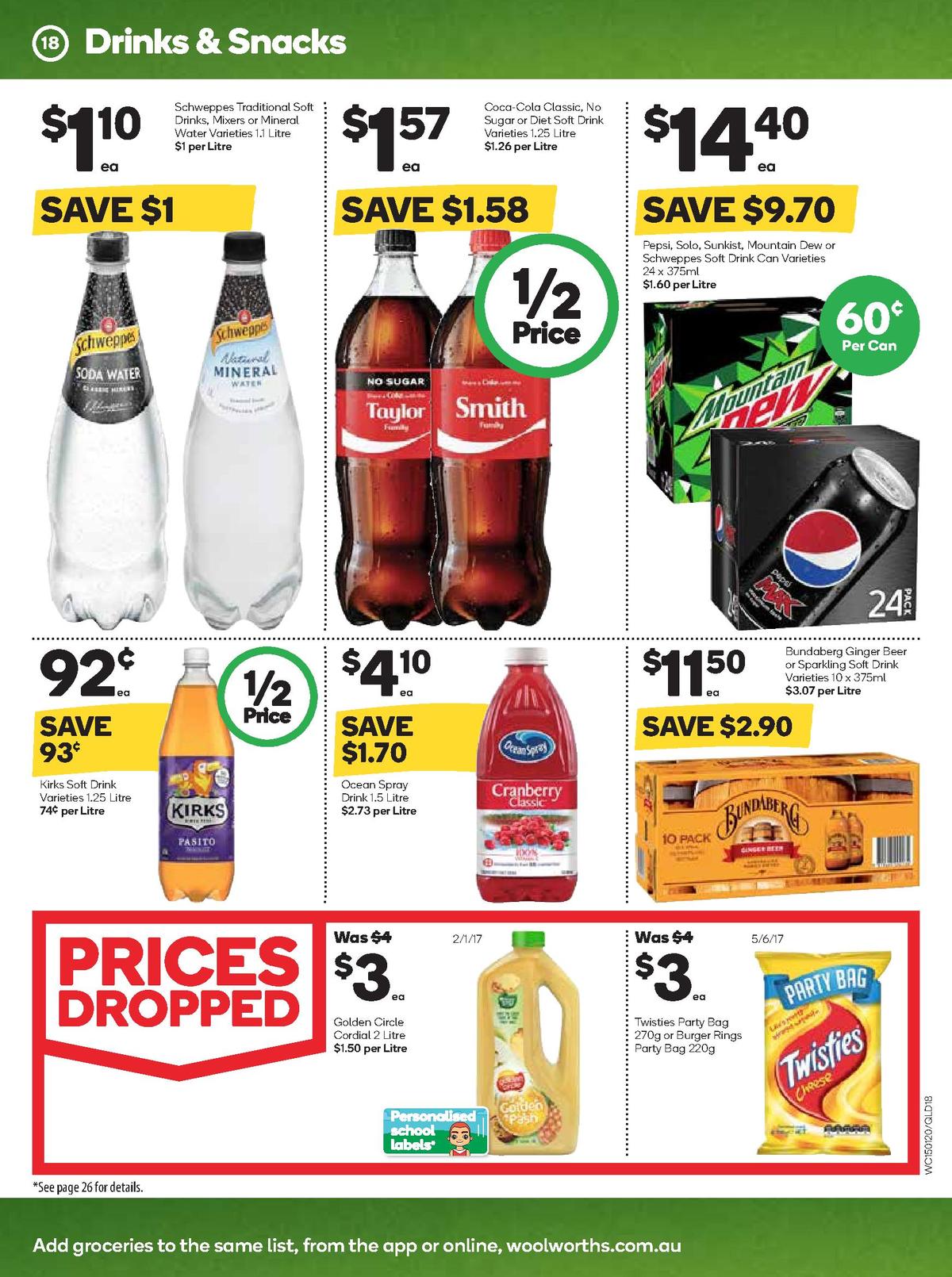 Woolworths Catalogues from 15 January