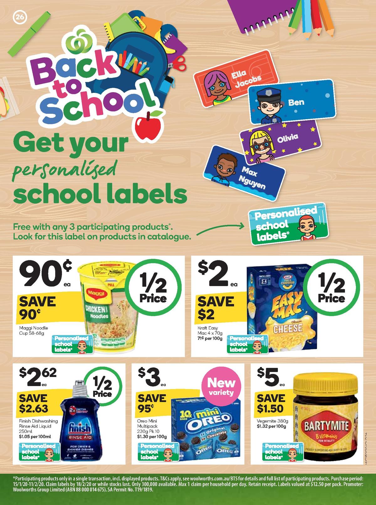 Woolworths Catalogues from 15 January