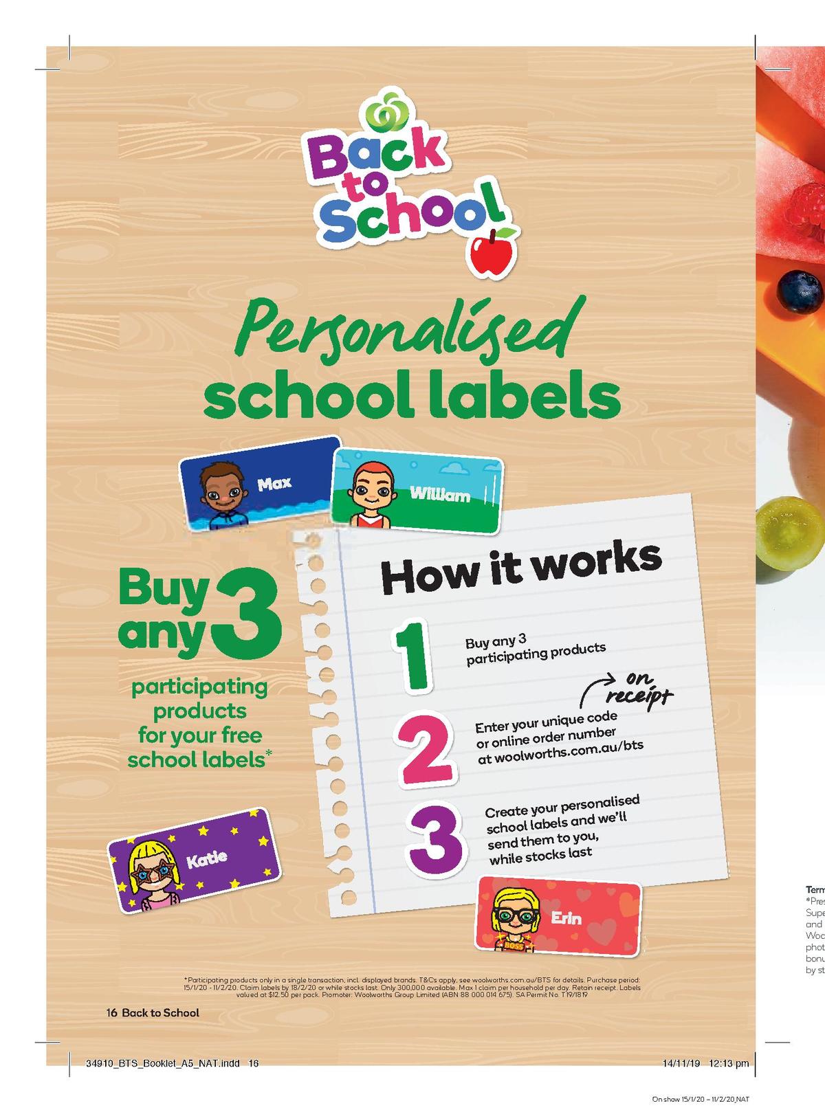 Woolworths Back To School Catalogues from 8 January