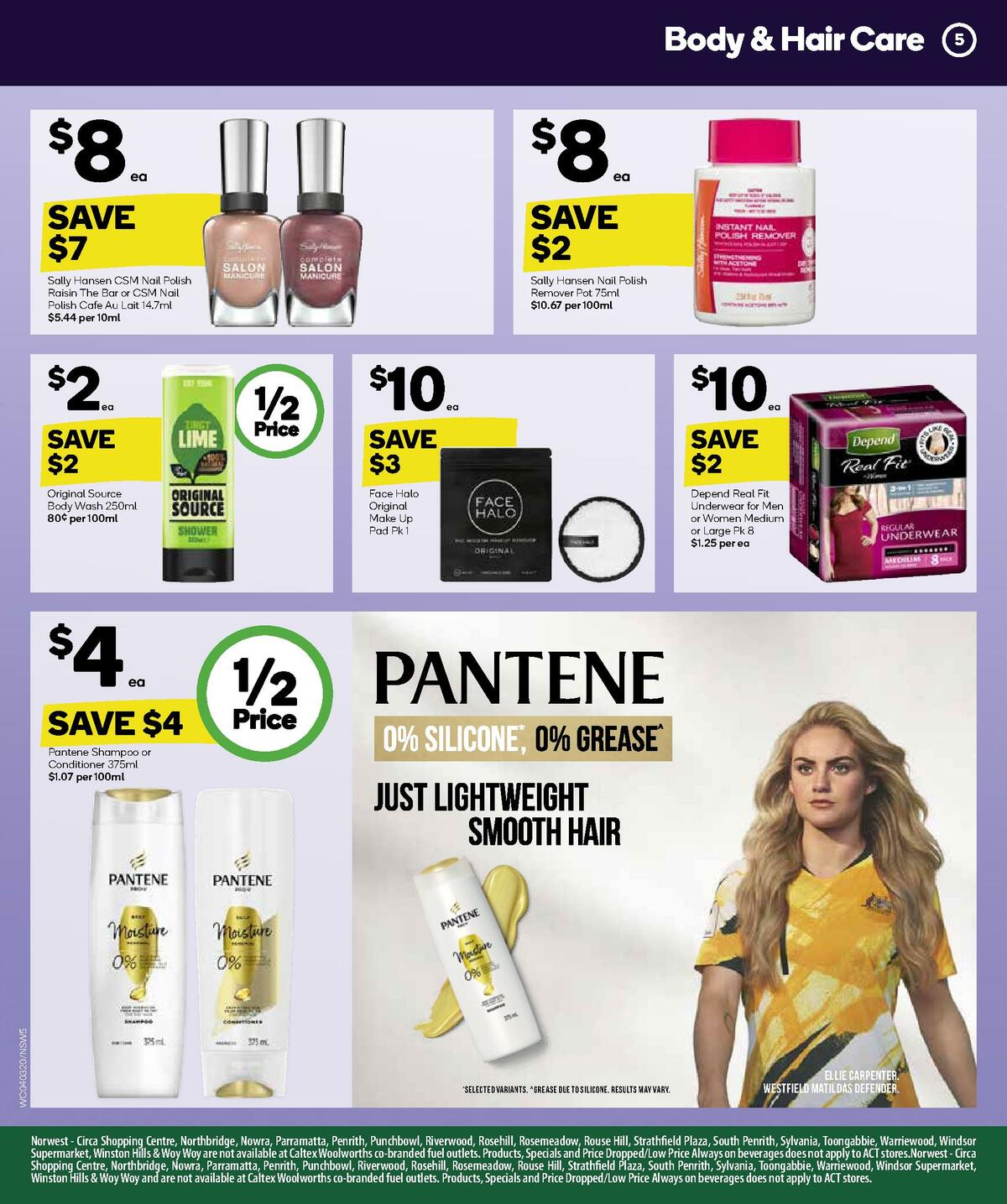 Woolworths Health & Beauty Catalogues from 4 March