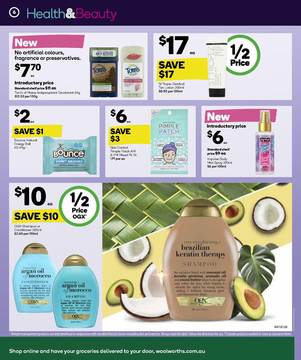 Woolworths Health & Beauty Catalogues from 4 March