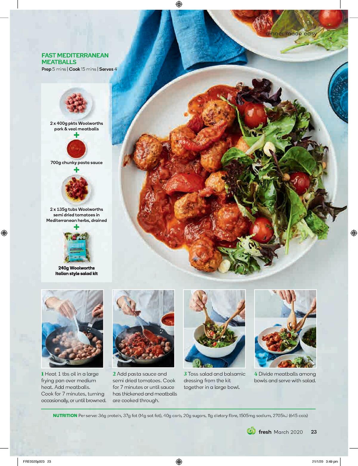 Woolworths Magazine March Catalogues from 1 March