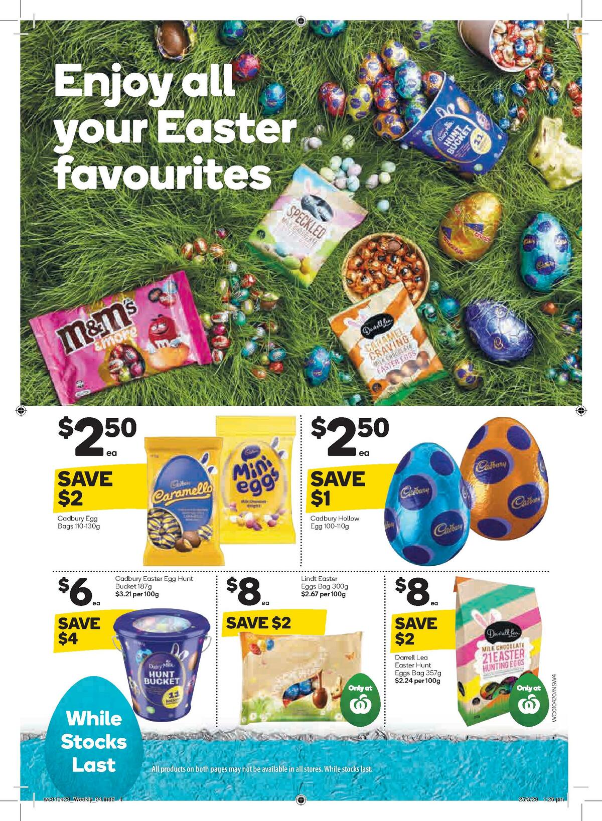 Woolworths Catalogues from 1 April