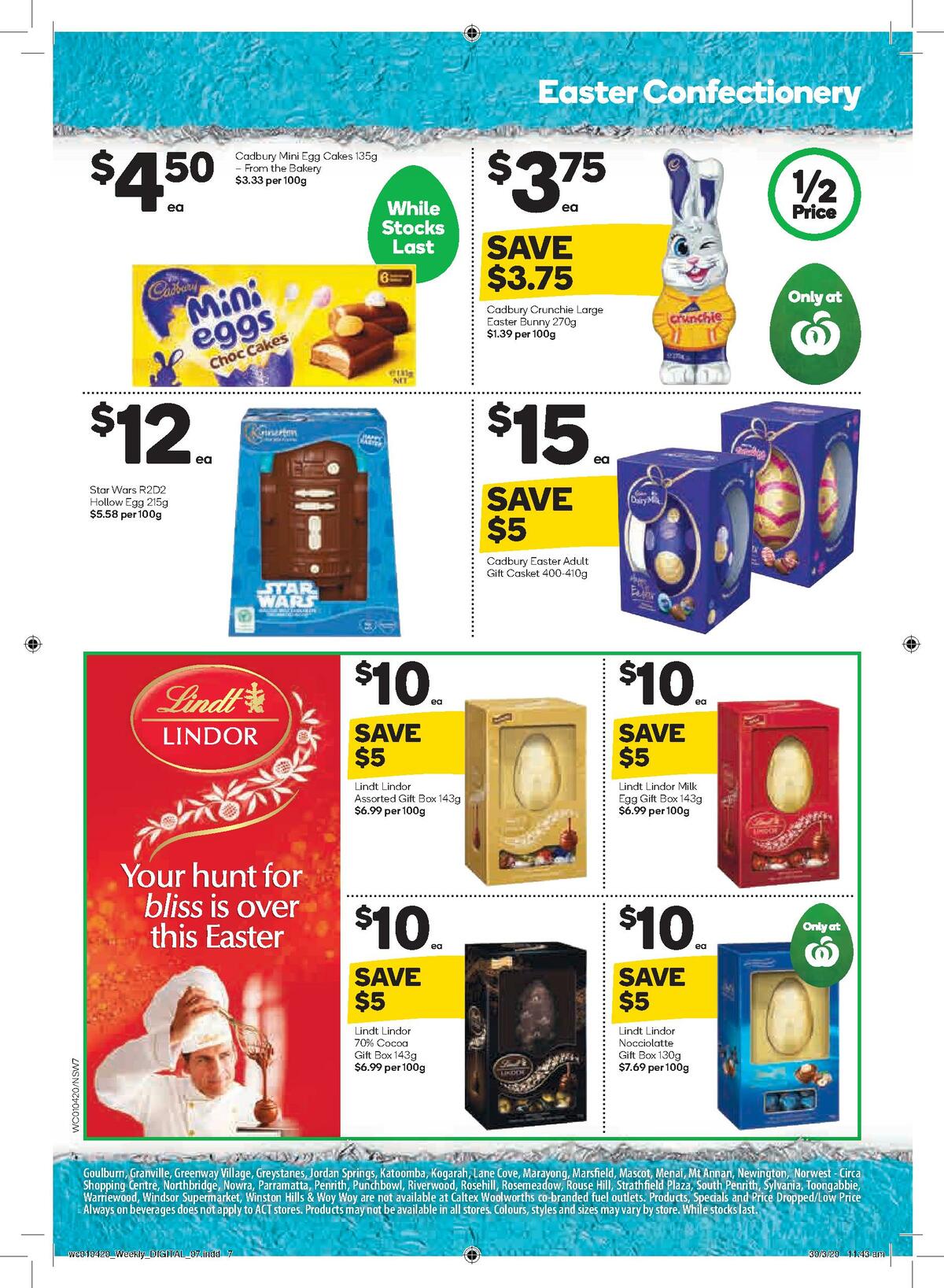 Woolworths Catalogues from 1 April