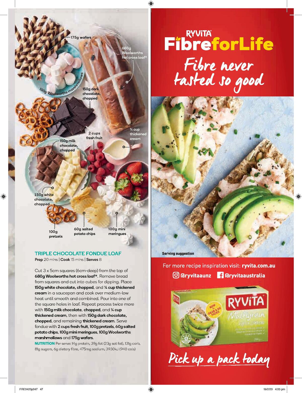 Woolworths Magazine April Catalogues from 1 April