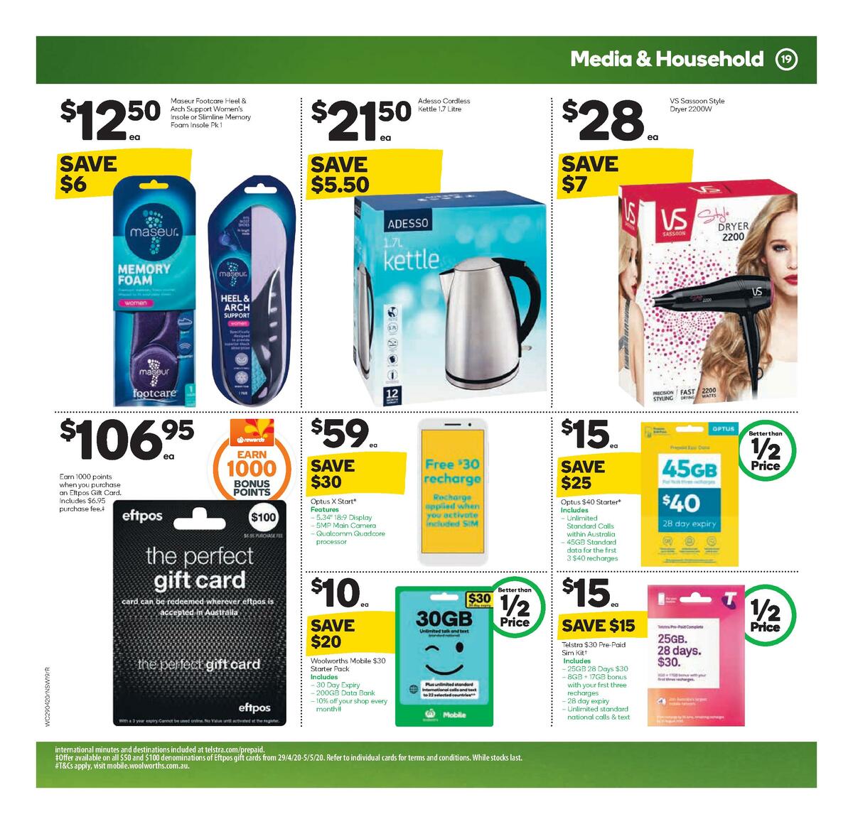 Woolworths Catalogues from 29 April