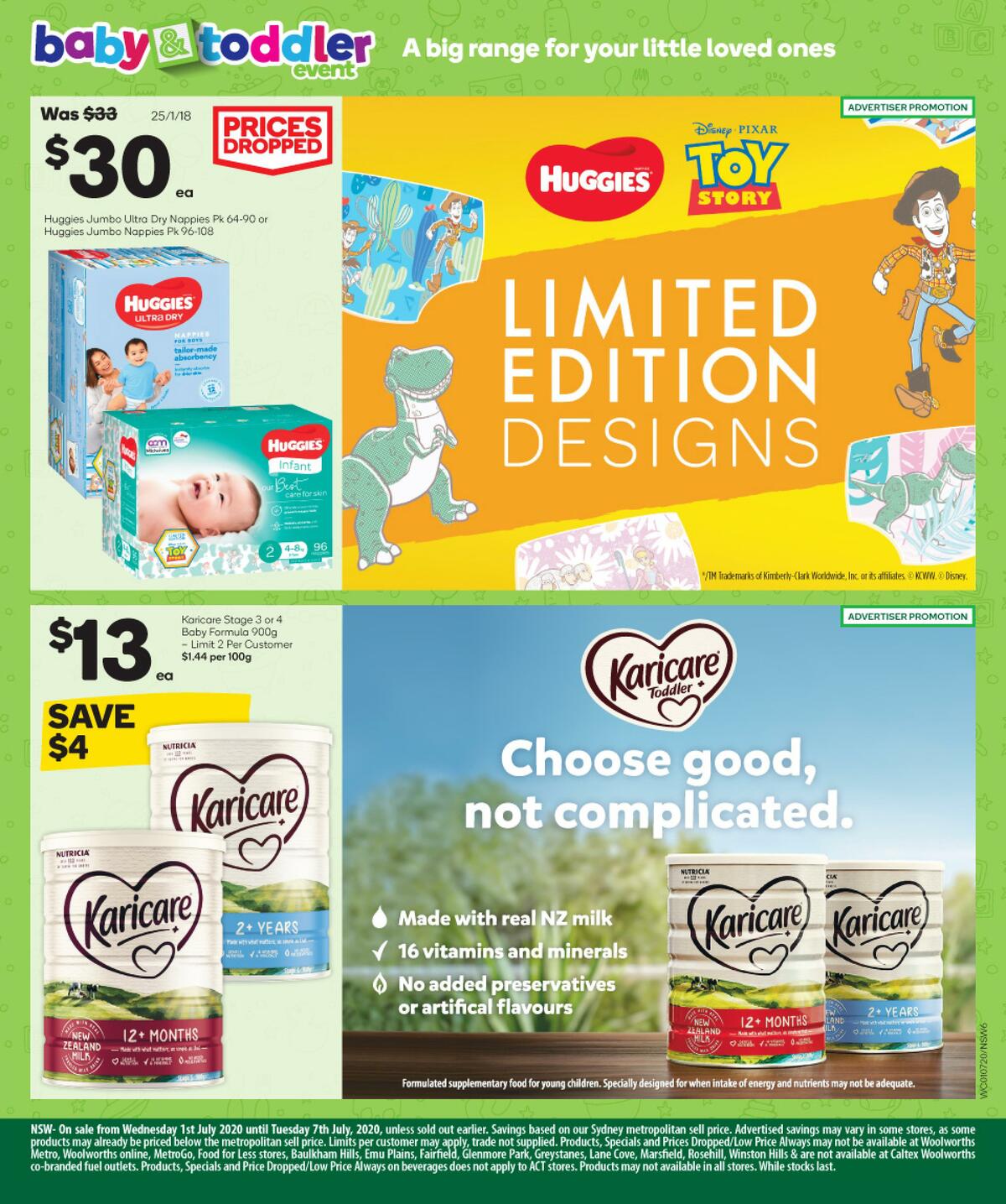 Woolworths Baby & Toddler Catalogues from 1 July