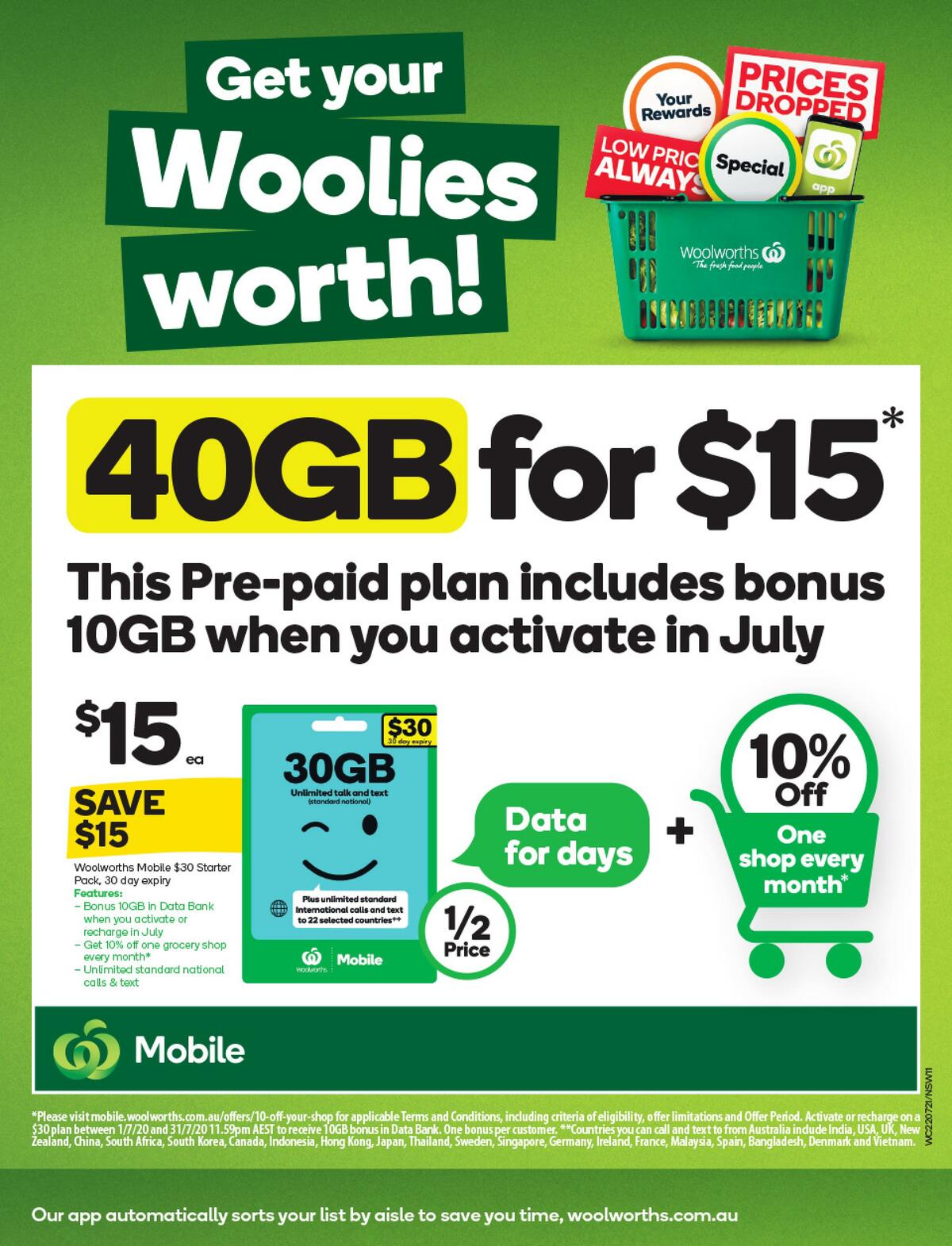 Woolworths Catalogues from 22 July