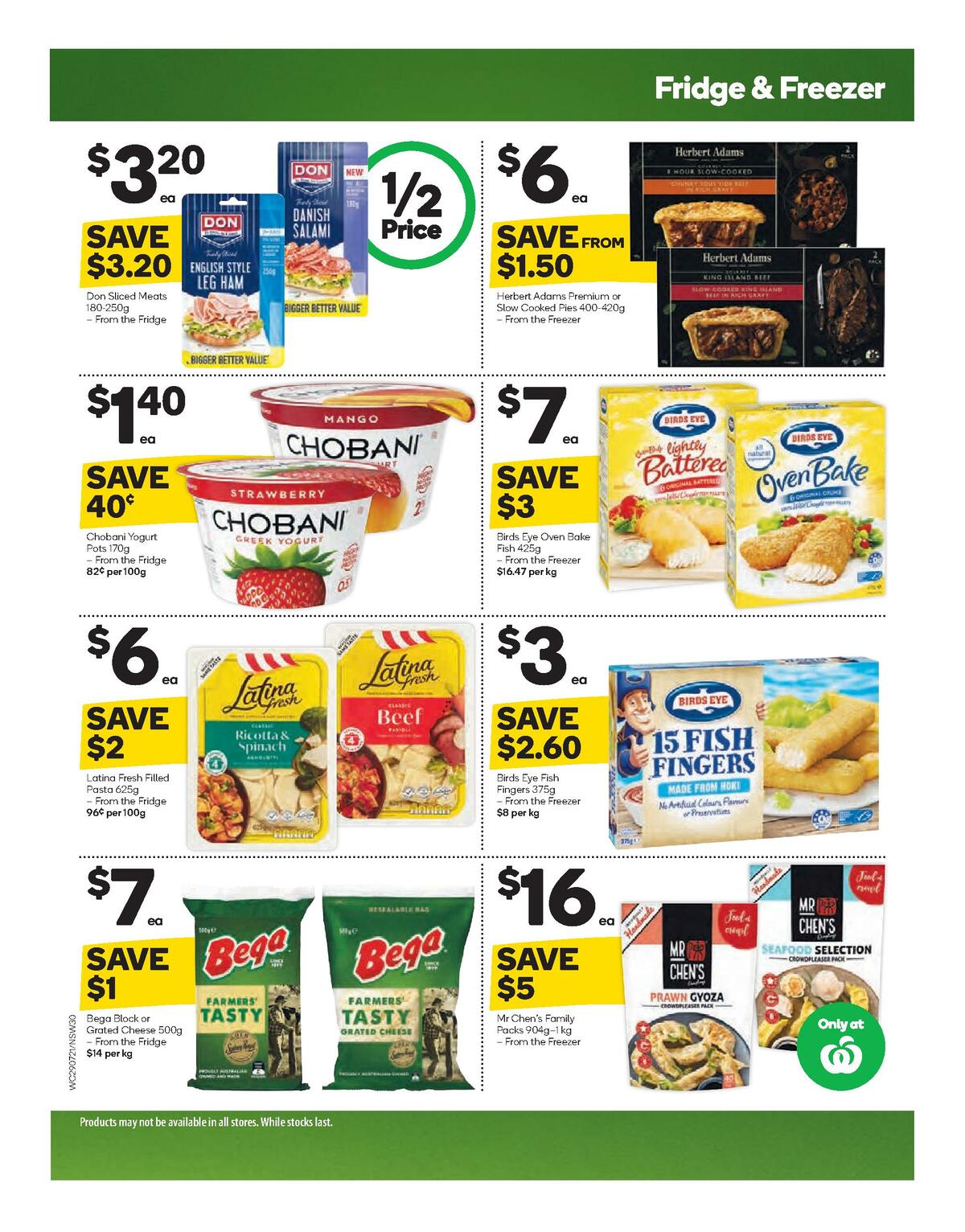 Woolworths Catalogues from 29 July