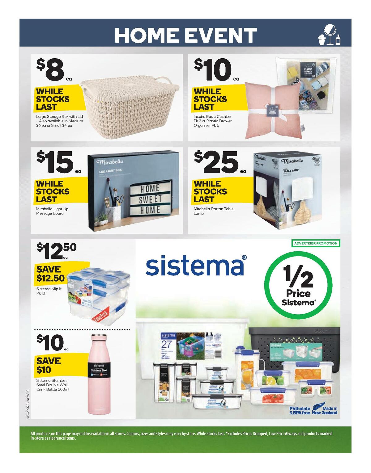 Woolworths Catalogues from 29 July