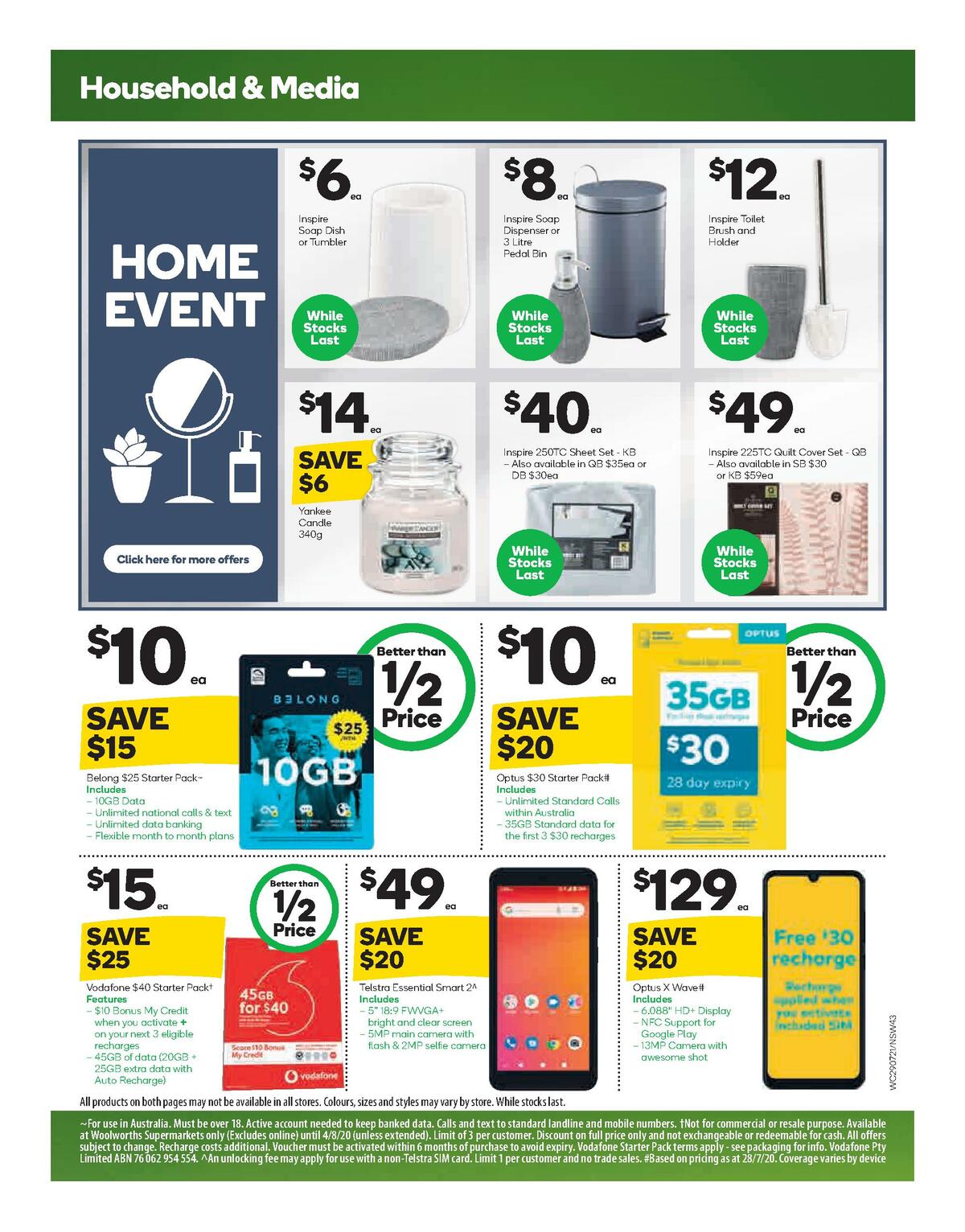 Woolworths Catalogues from 29 July