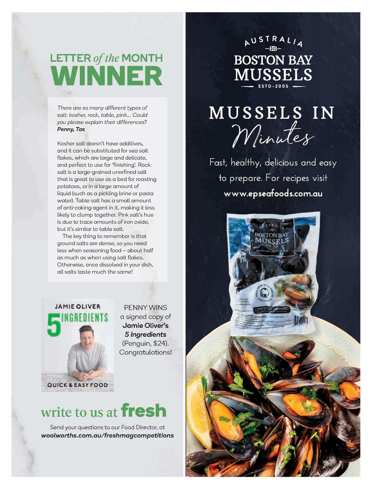 Woolworths Fresh Magazine August Catalogues from 1 August