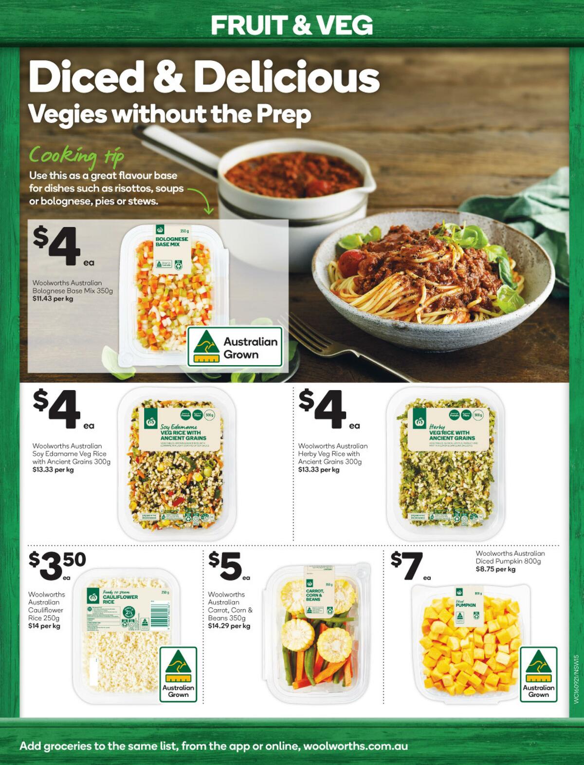 Woolworths Catalogues from 16 September