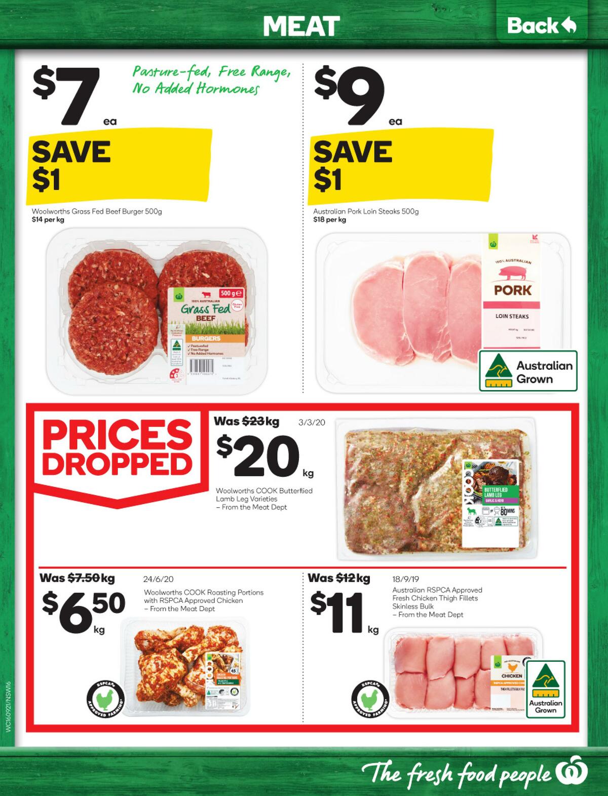 Woolworths Catalogues from 16 September