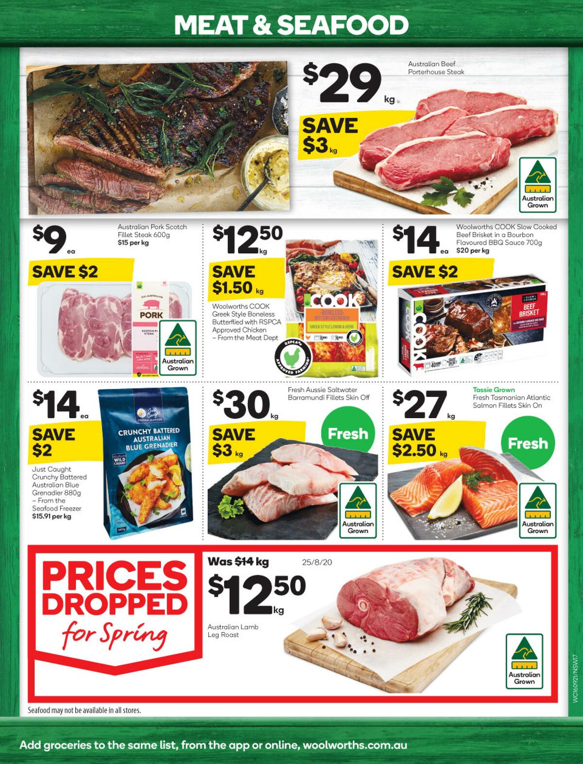 Woolworths Catalogues from 16 September