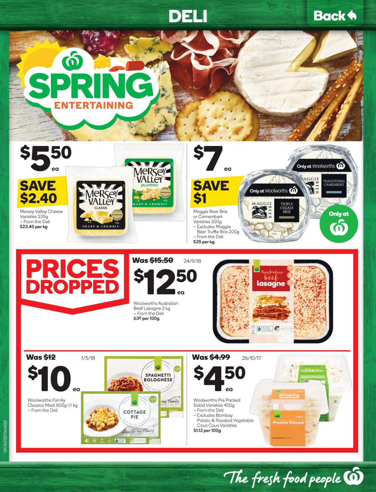 Woolworths Catalogues from 16 September