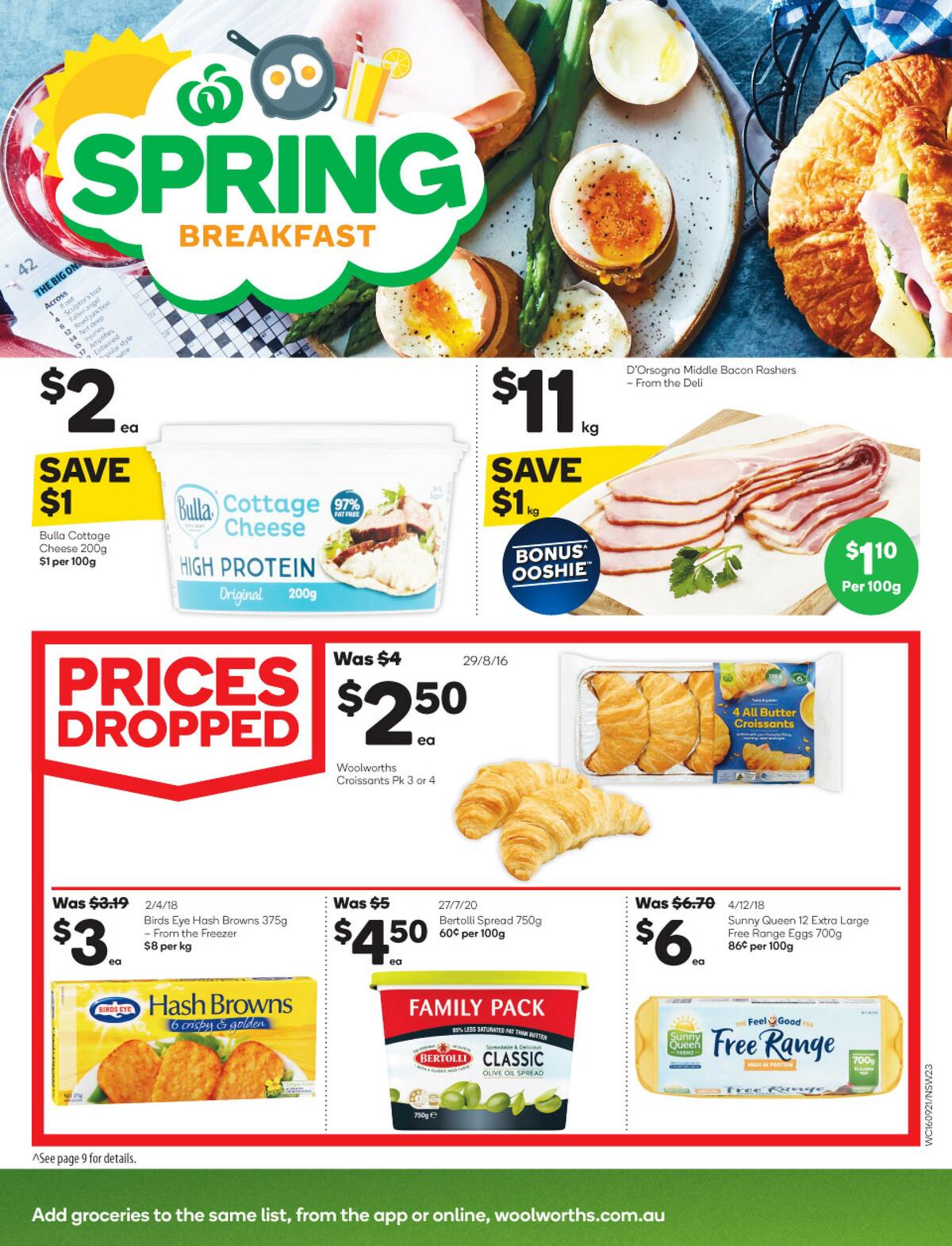 Woolworths Catalogues from 16 September