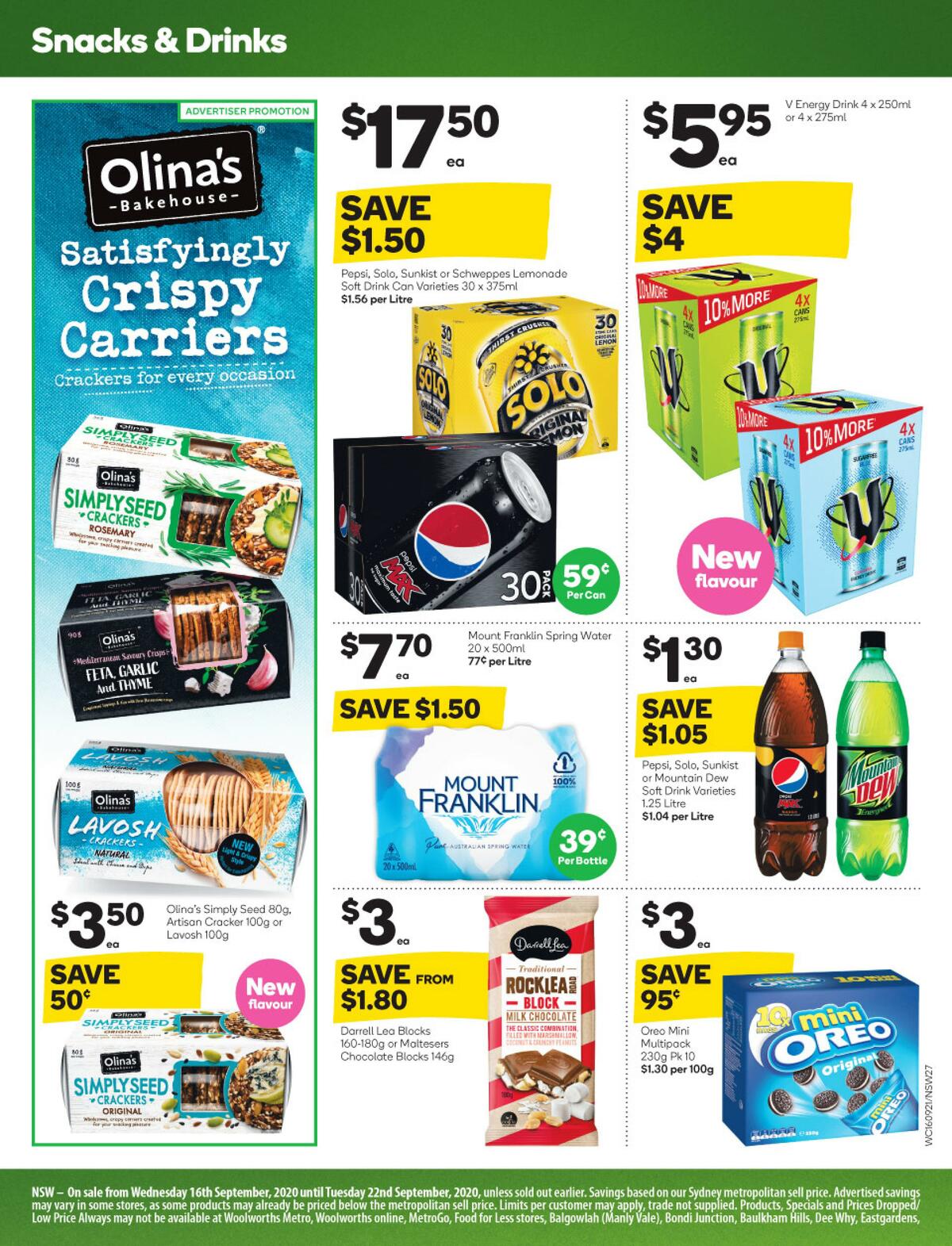 Woolworths Catalogues from 16 September