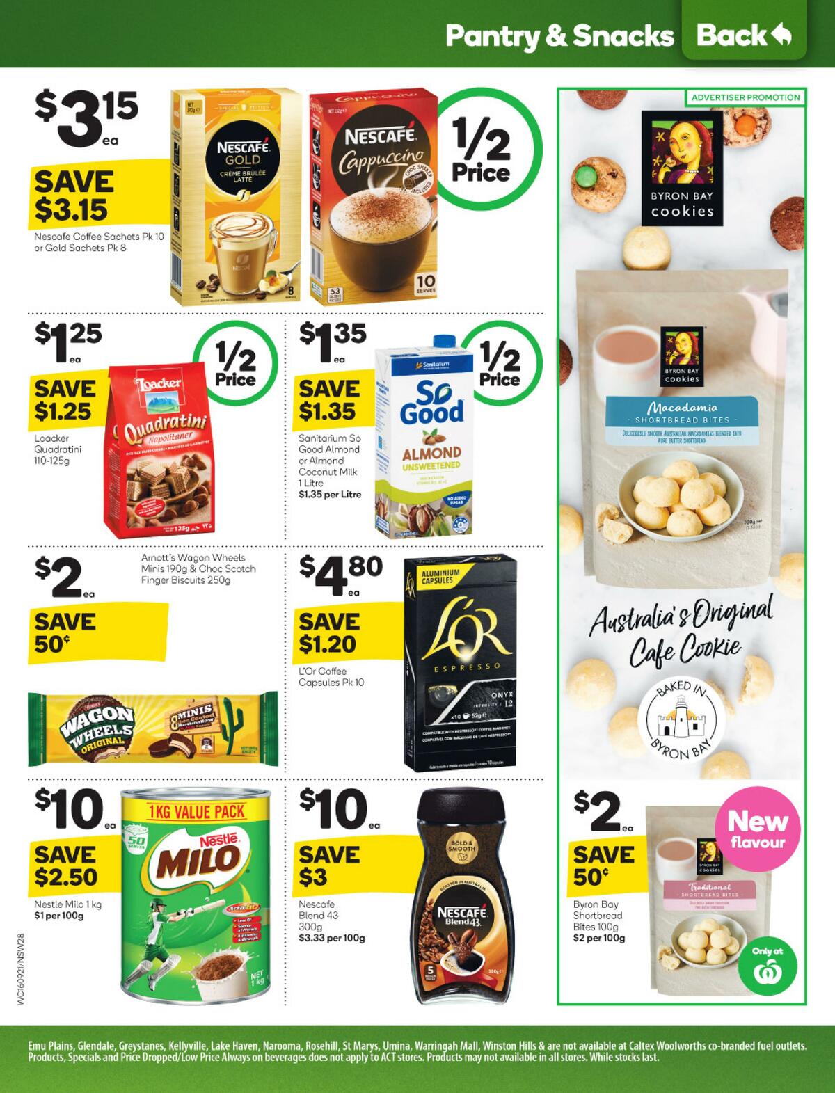 Woolworths Catalogues from 16 September