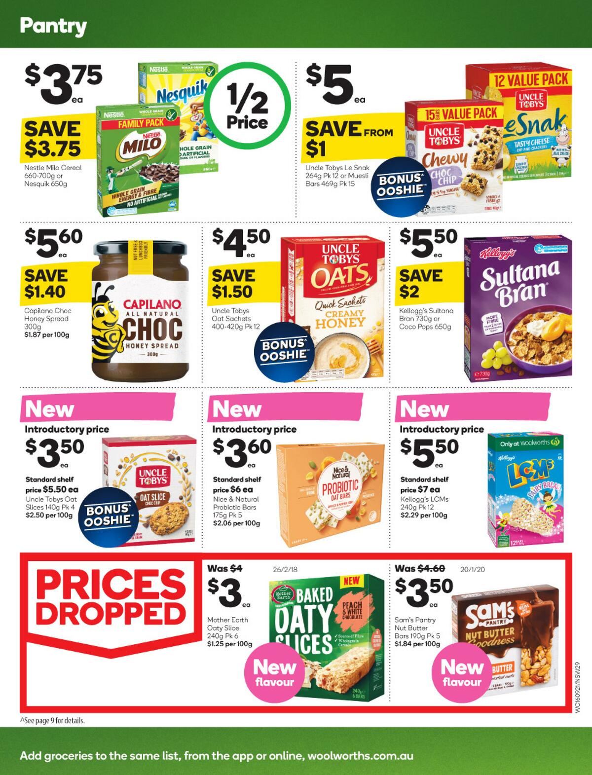 Woolworths Catalogues from 16 September